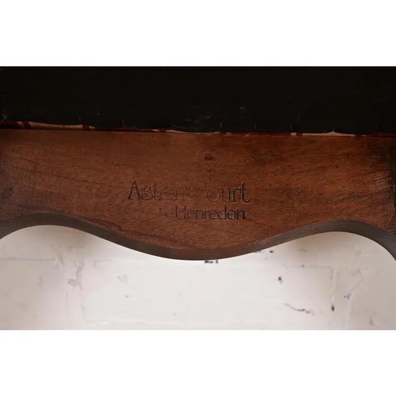 Sedie laterali o sedie da pranzo in mogano intagliato di Henredon Chippendale, coppia in vendita 5