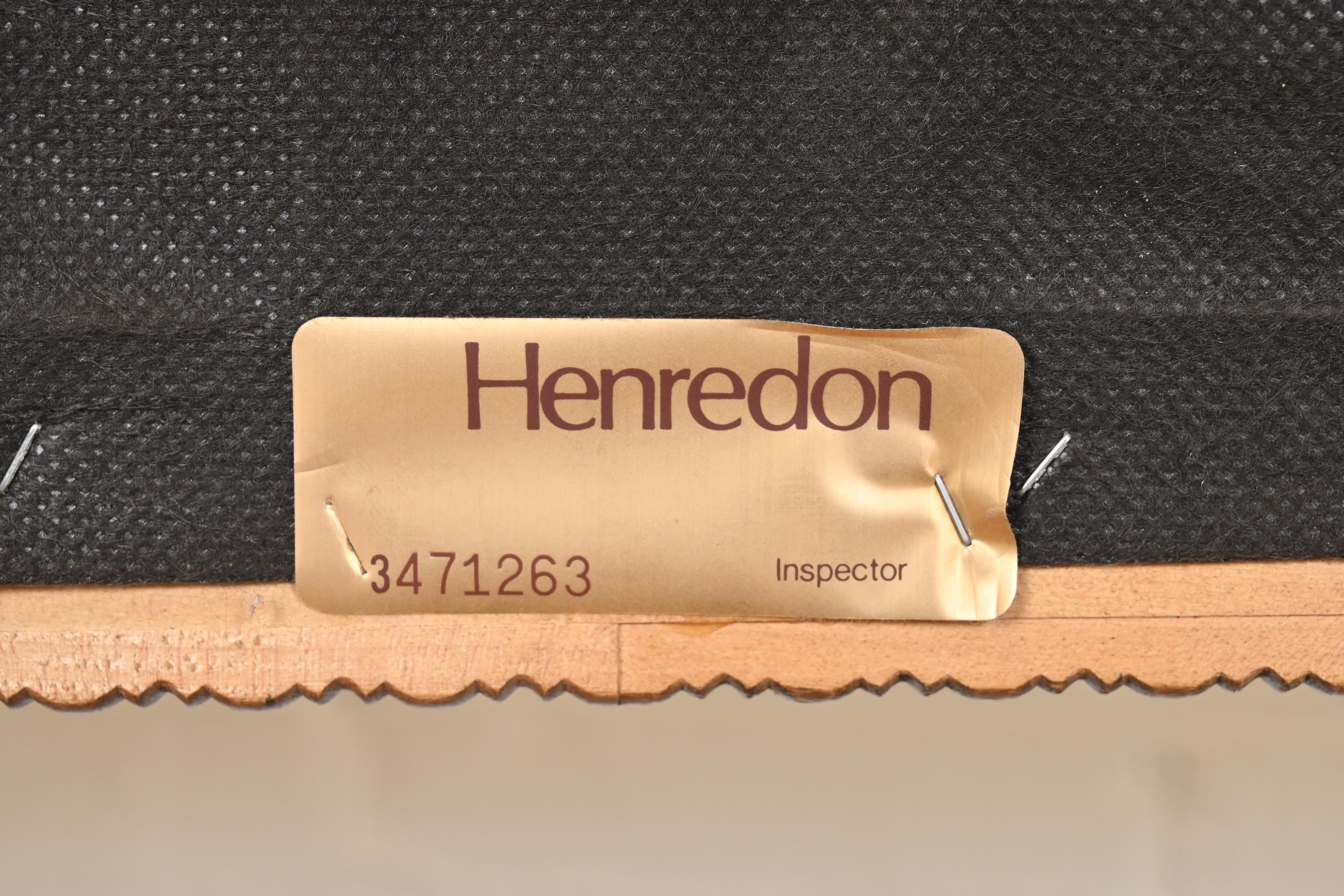 Henredon Chippendale Carved Mahogany Upholstered Bench 7