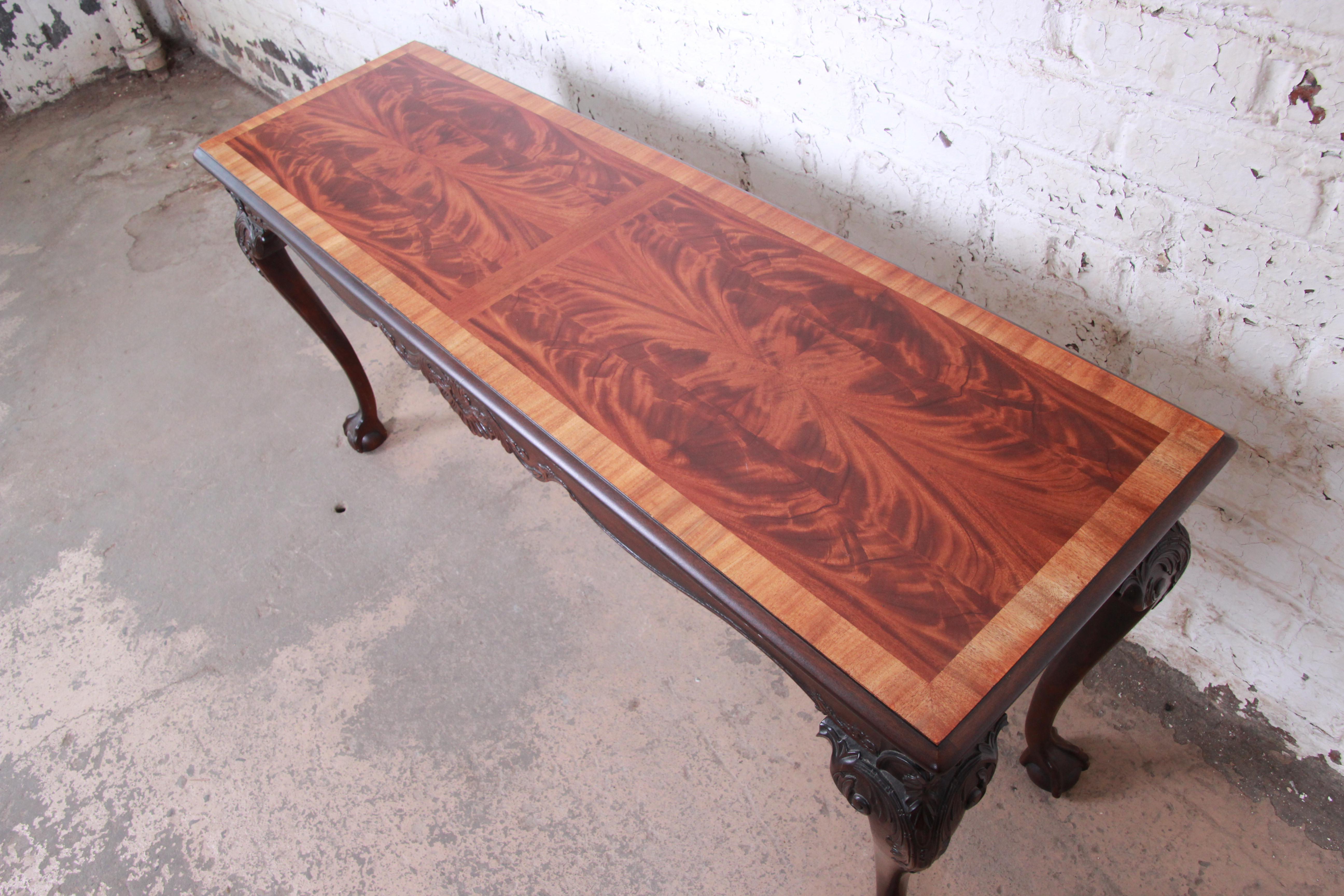 chippendale sofa table