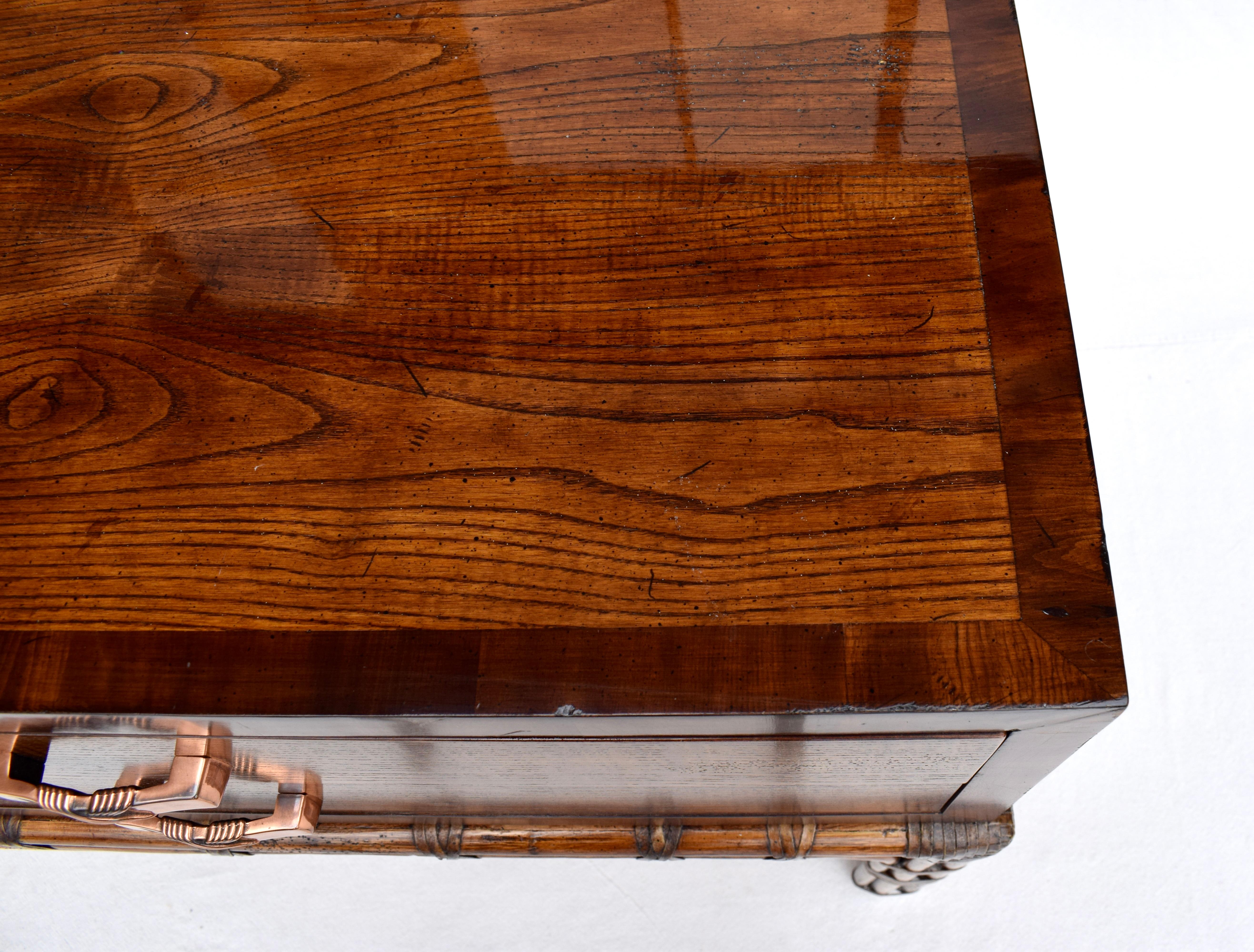 Henredon circa East Console or Server on Rattan Base 6