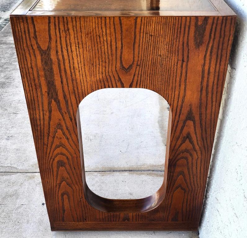 Legno Henredon Circa East Console Table Bar Desk in vendita
