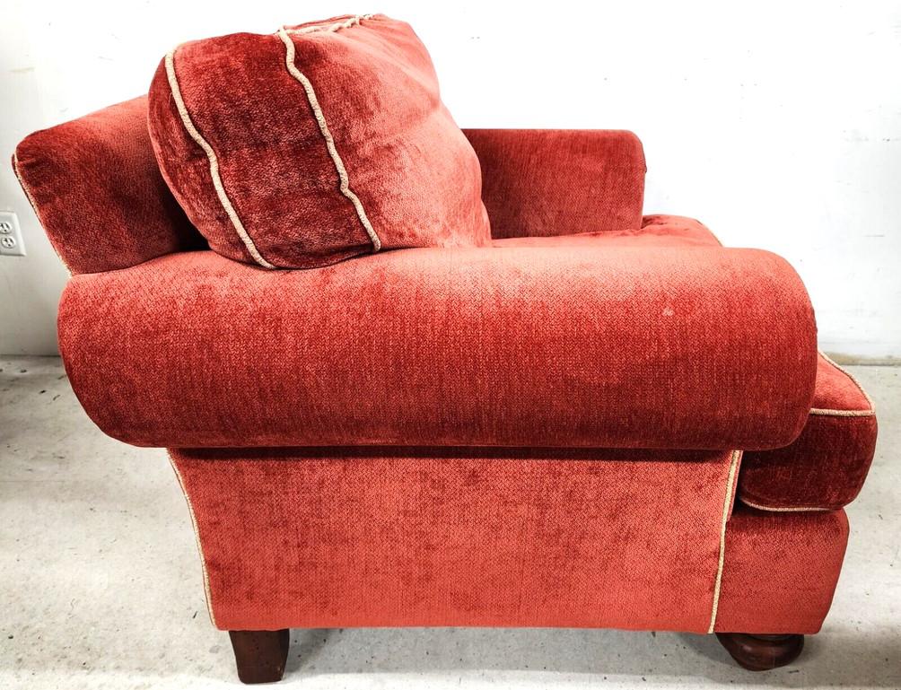 Late 20th Century Henredon Comfy Plush Armchair Lounge Chair