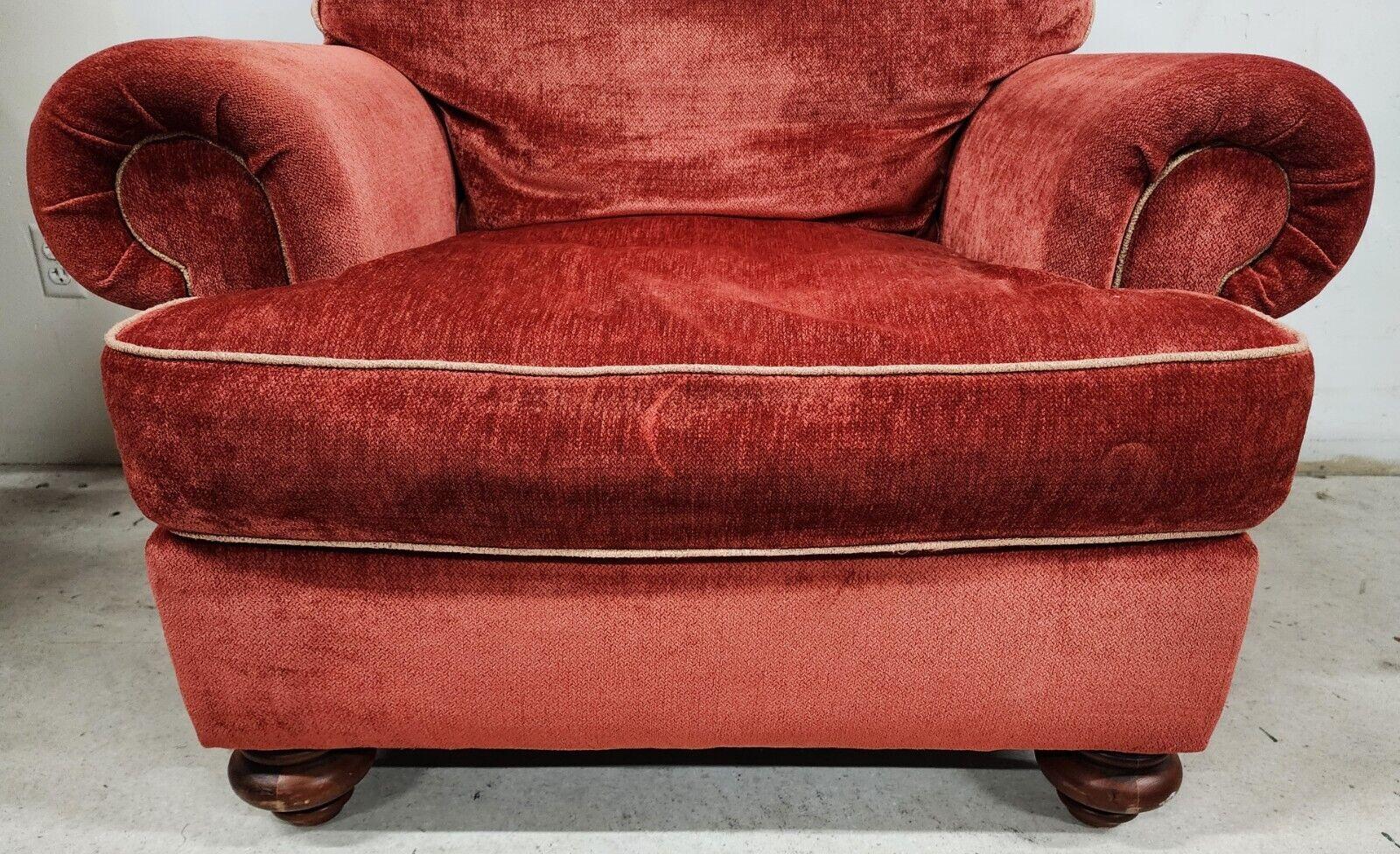Henredon Comfy Plush Armchair Lounge Chair 3