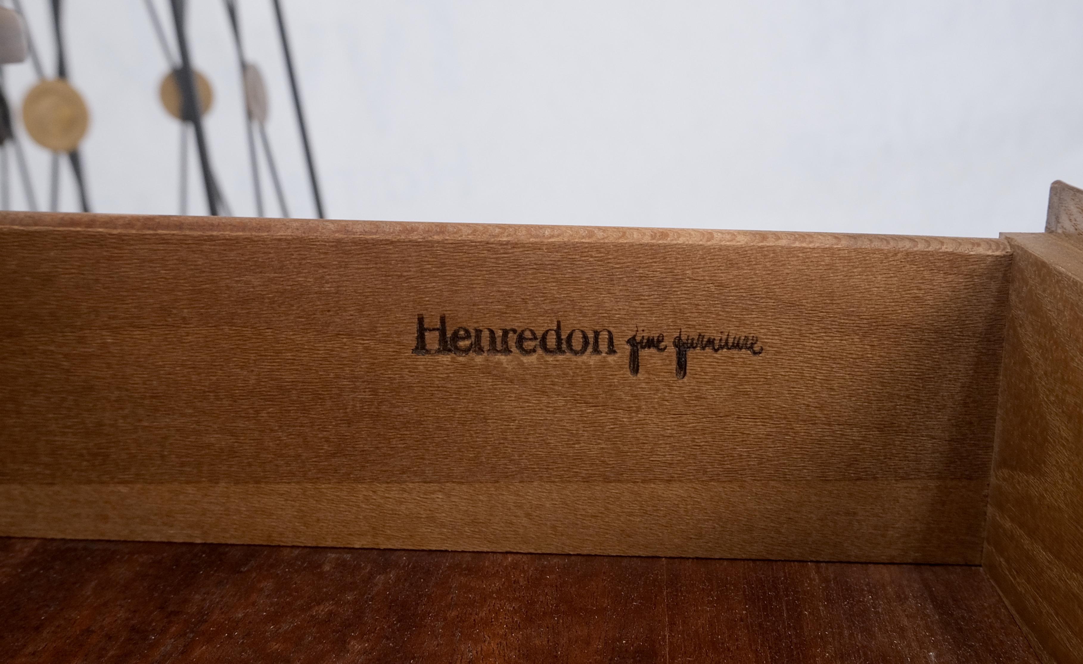 Henredon Country Französischer Konsolen-Sofatisch aus massiver Eiche mit 2 Schubladen und Cabriole-Beinen   im Angebot 5