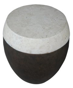 Henredon Crossroads Collection Taboret Storage Drum Garden Stool Seat Table