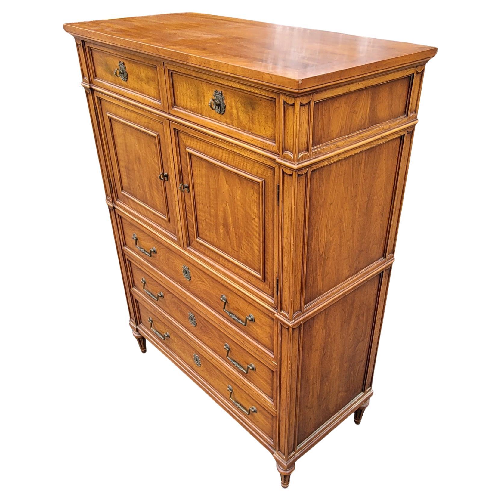 Woodwork Henredon Custom Folio One Fruitwood Chest of Drawers For Sale