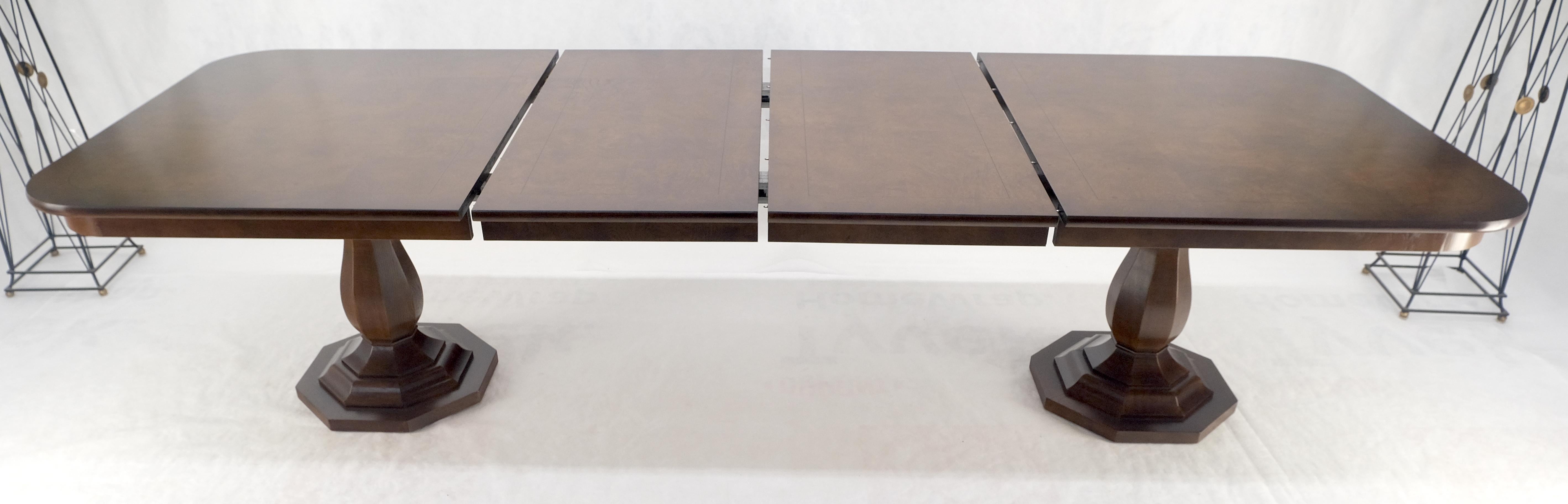 Lacquered Henredon Double Pedestal Legs 76