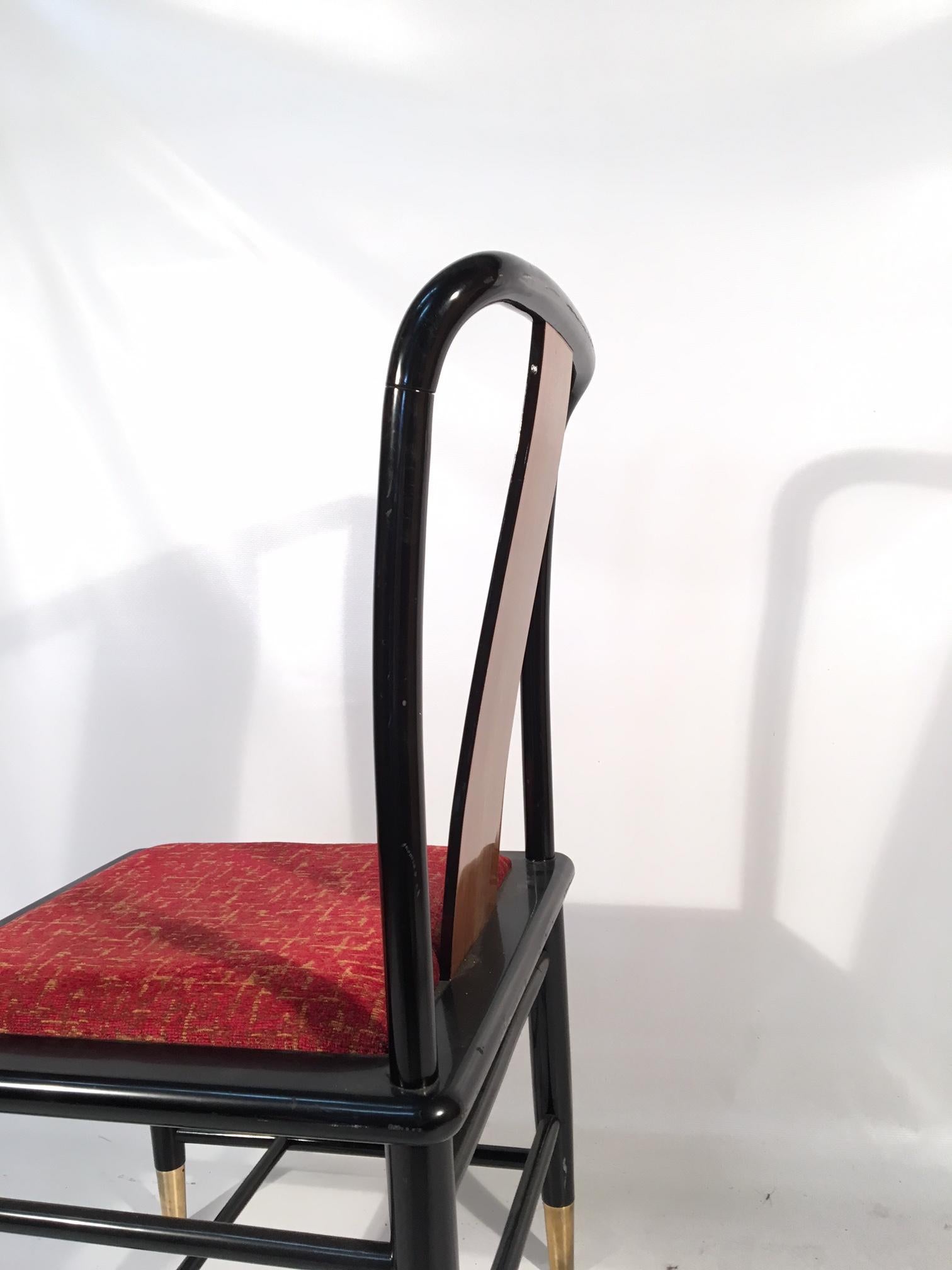 Late 20th Century Henredon Elan Koa Wood Asian Chinoiserie Chairs, Set of Six