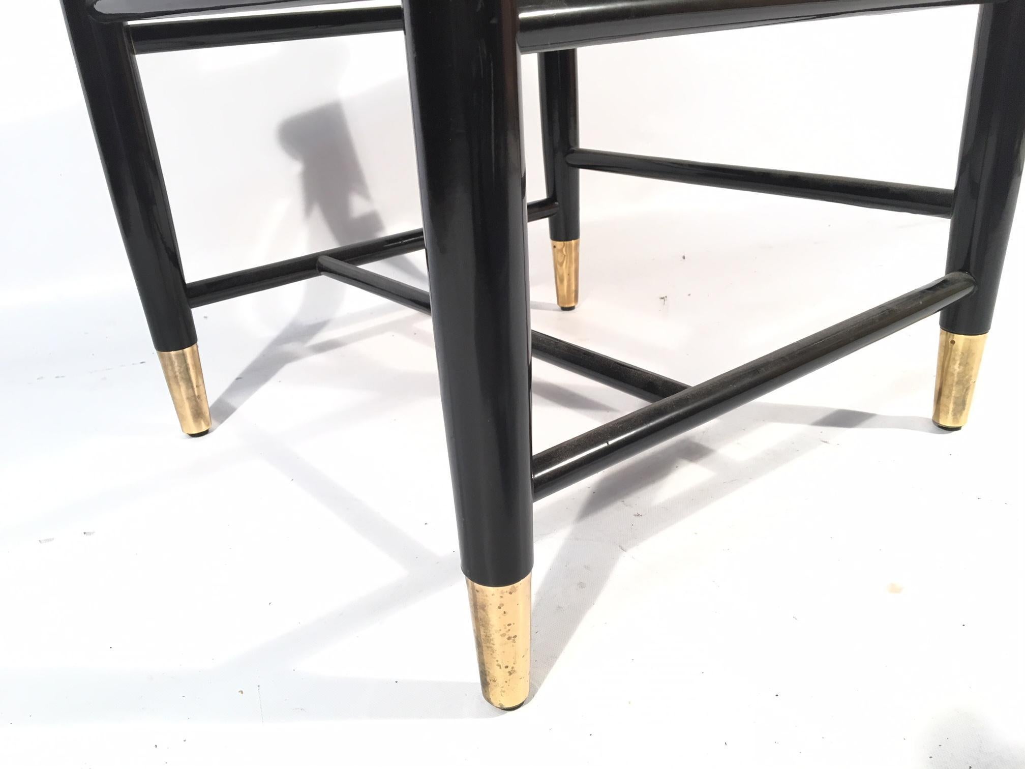 Henredon Elan Koa Wood Asian Chinoiserie Chairs:: set of Six 3