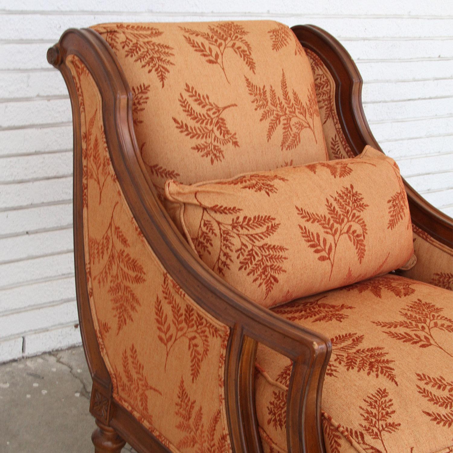 Henredon Empire Style Lounge Chair In Good Condition For Sale In Pasadena, TX