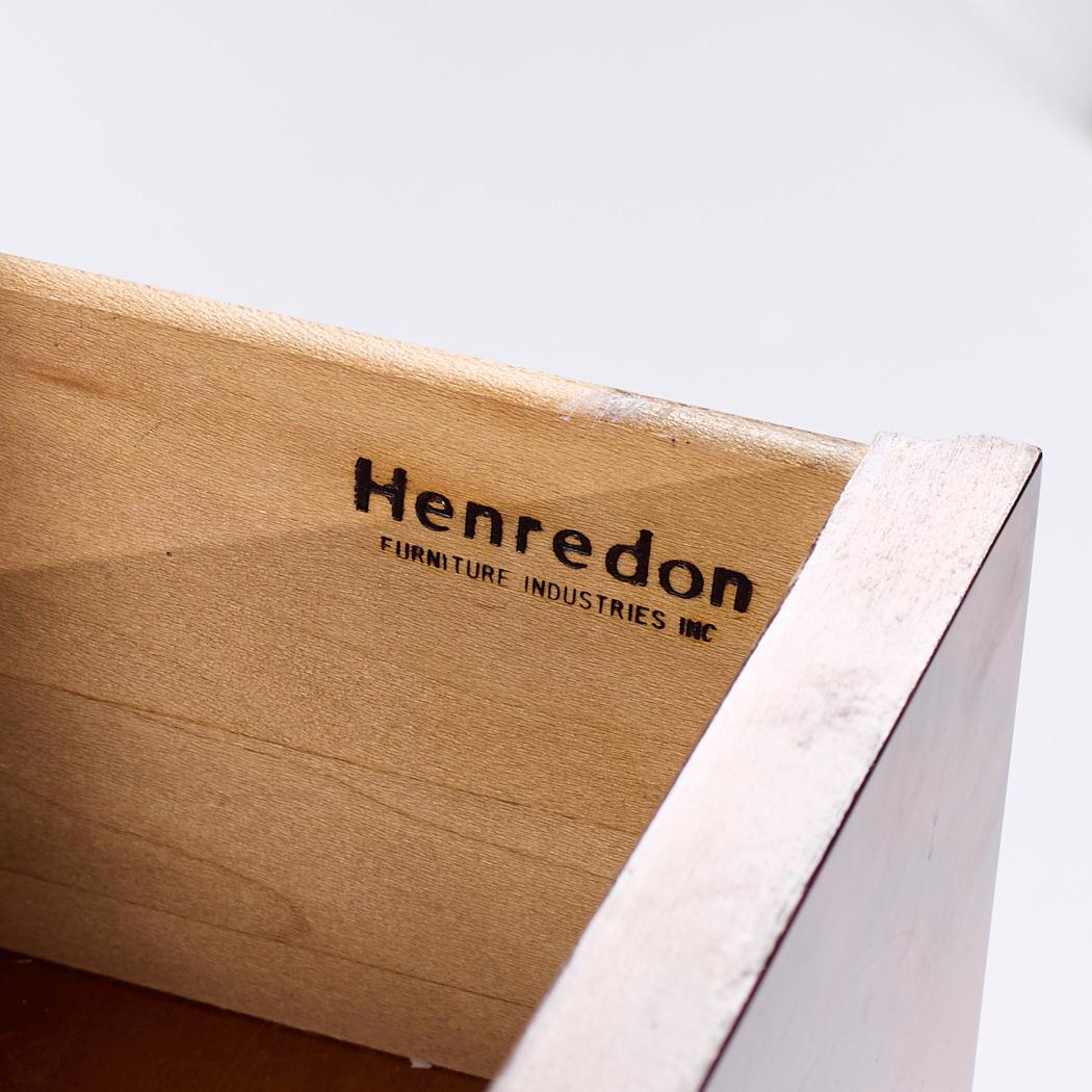 Henredon Cómoda de Caoba Flameada Cómoda de 10 Cajones en venta 4