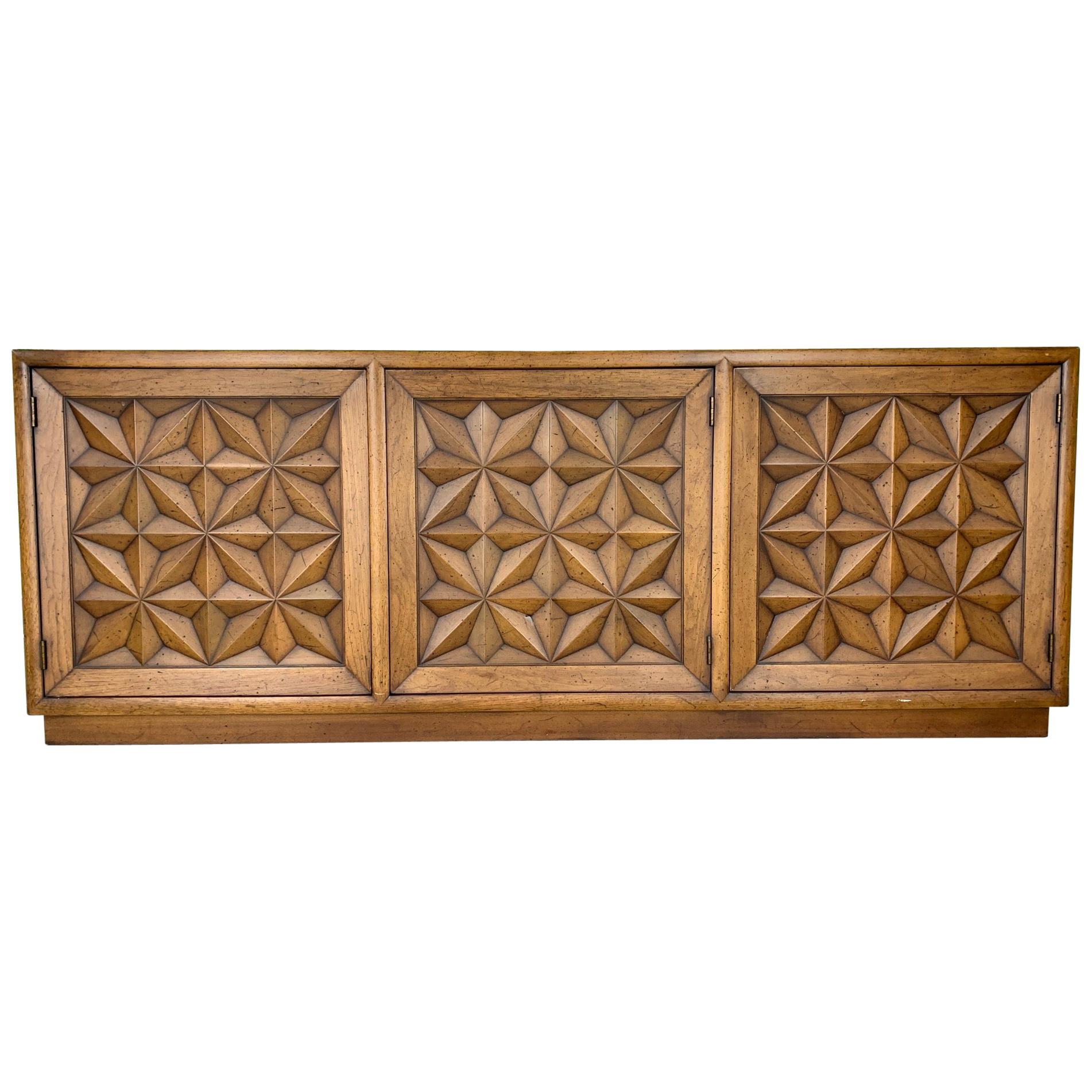 Henredon Folio Three Carved Front Credenza