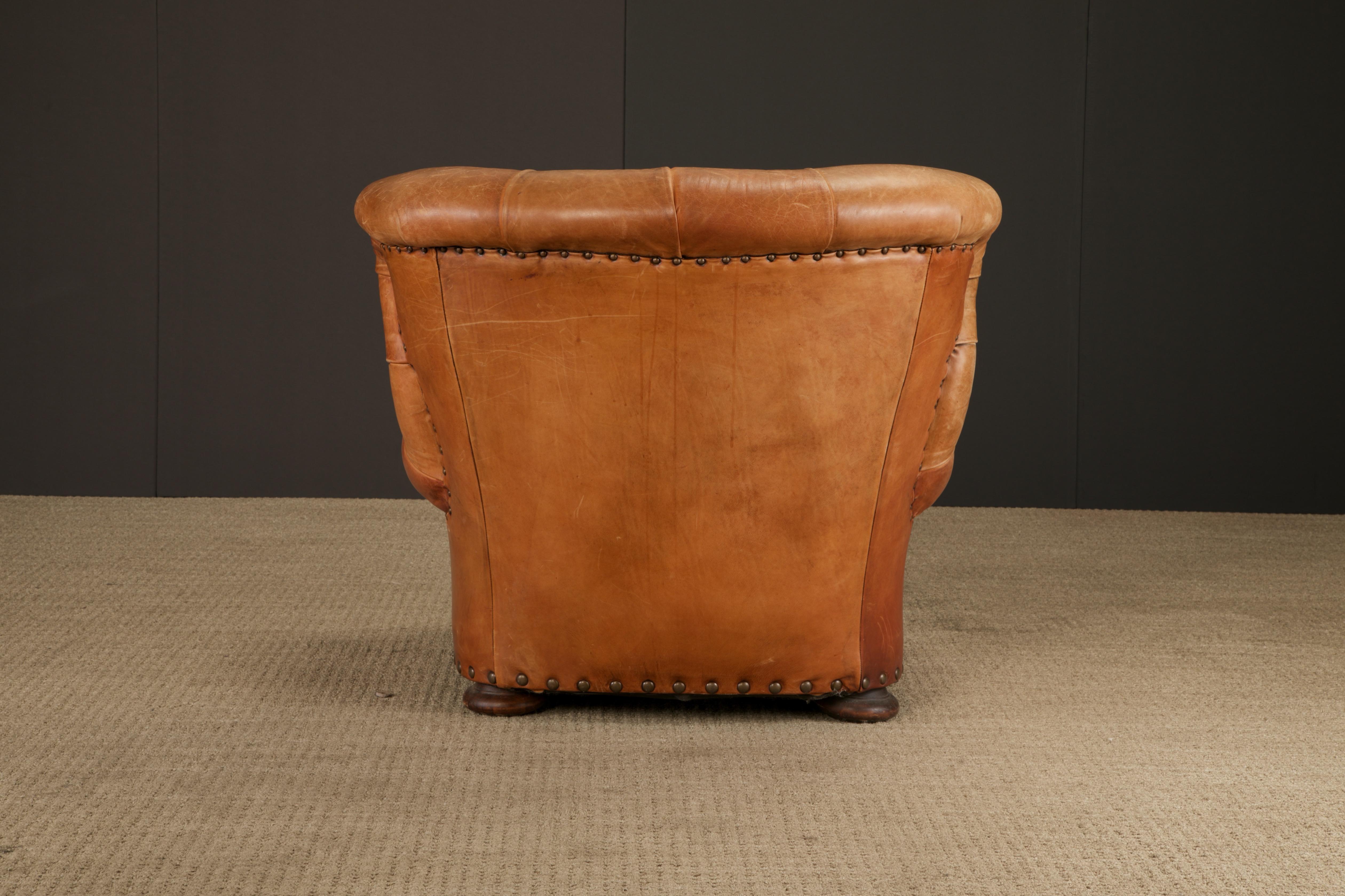 Henredon per Ralph Lauren Sedia da scrivania con schienale in pelle spessa, firmata in vendita 6