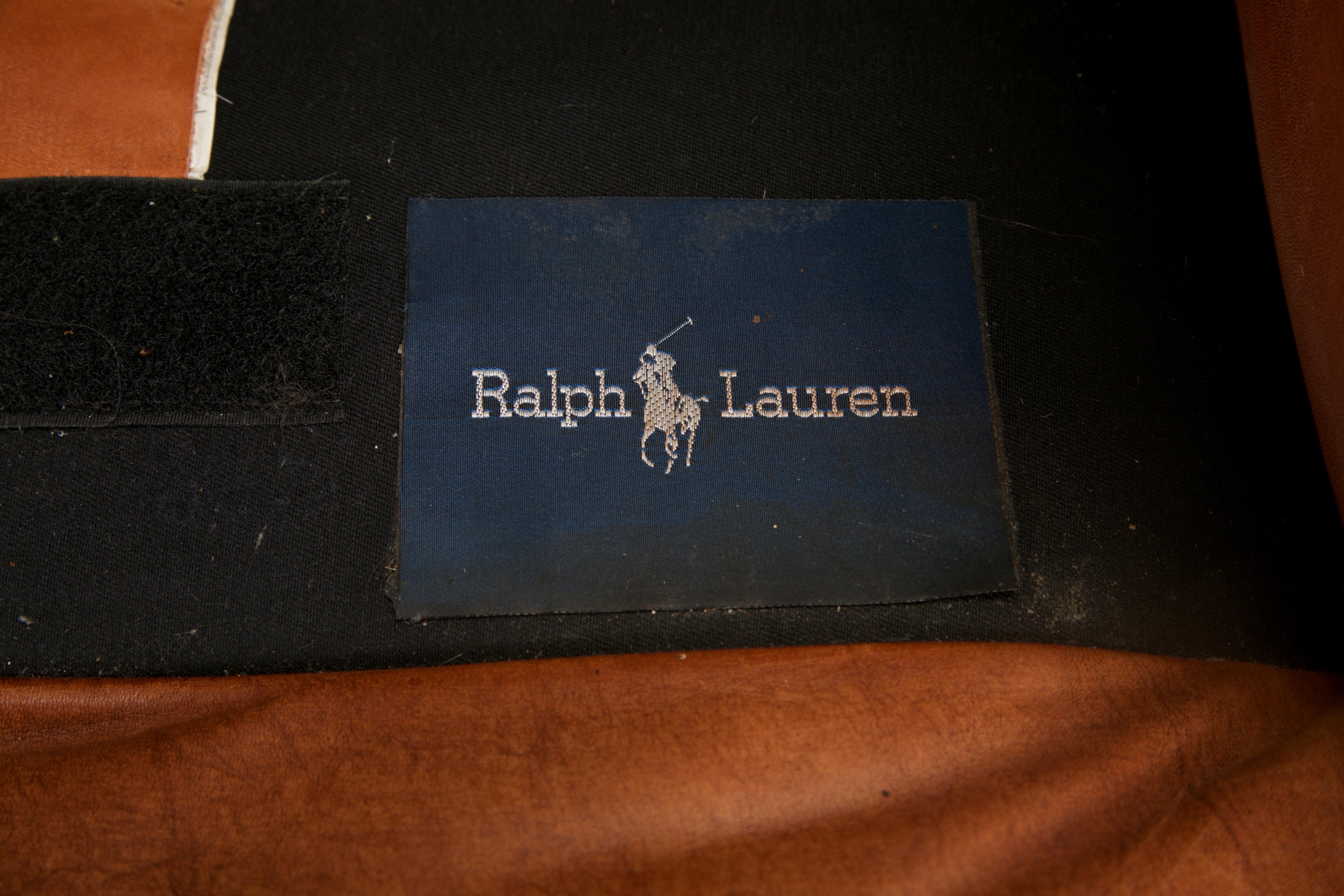 Henredon per Ralph Lauren Sedia da scrivania con schienale in pelle spessa, firmata in vendita 10