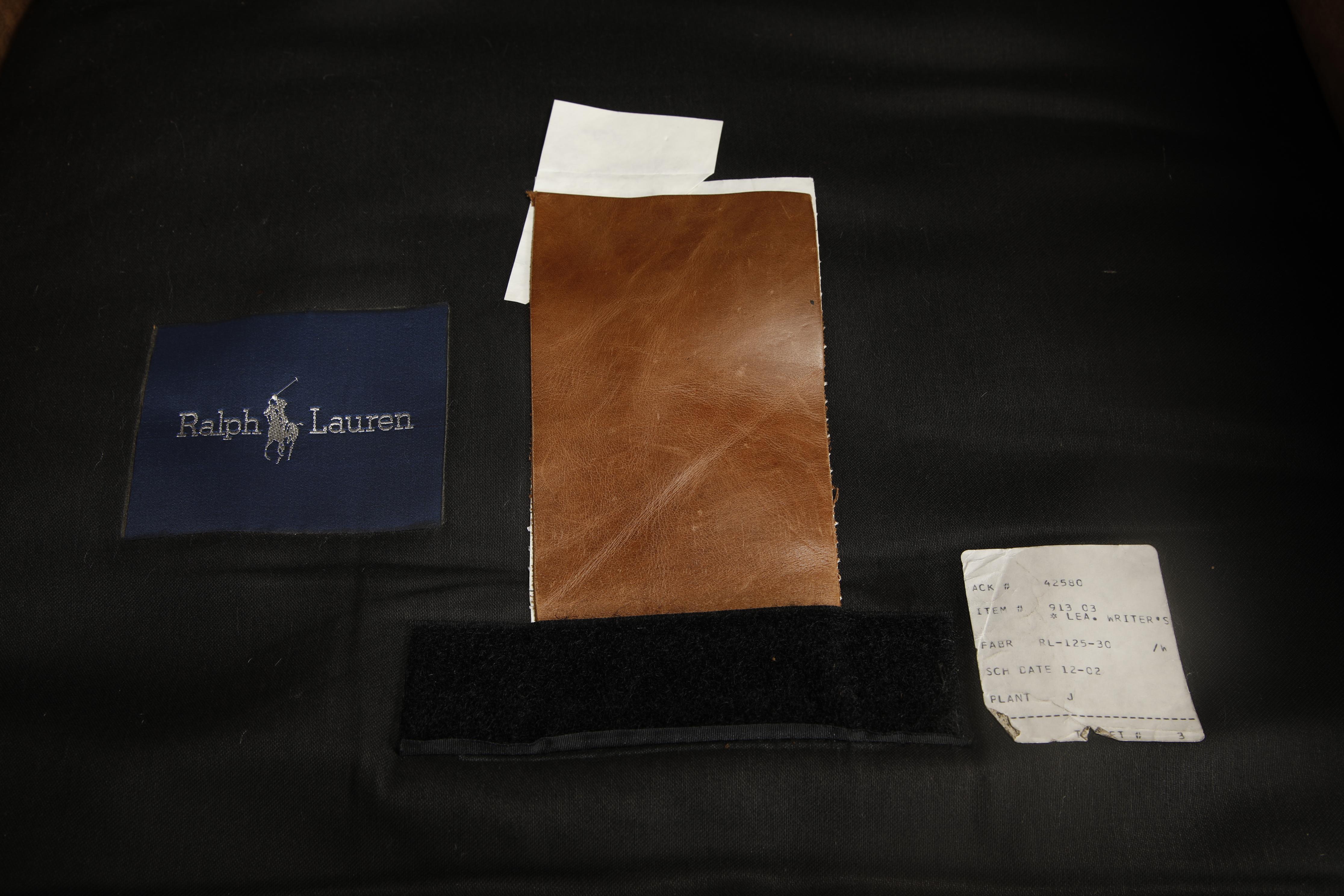 Henredon per Ralph Lauren Sedia da scrivania con schienale in pelle spessa, firmata in vendita 13