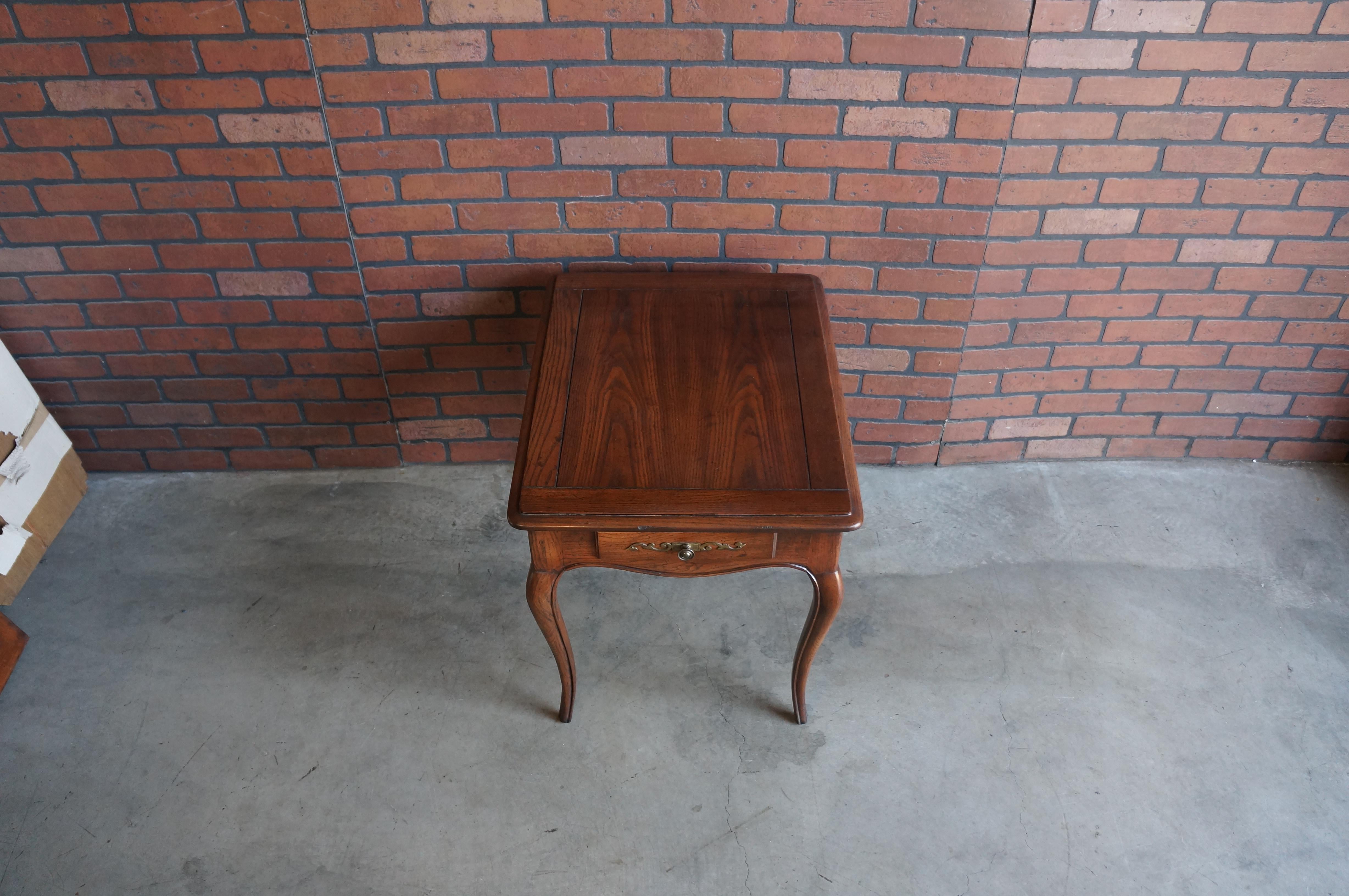 American Henredon Four Centuries End Table For Sale