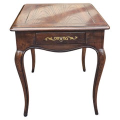 Henredon Four Centuries Red Oak Single DrawerSide Table