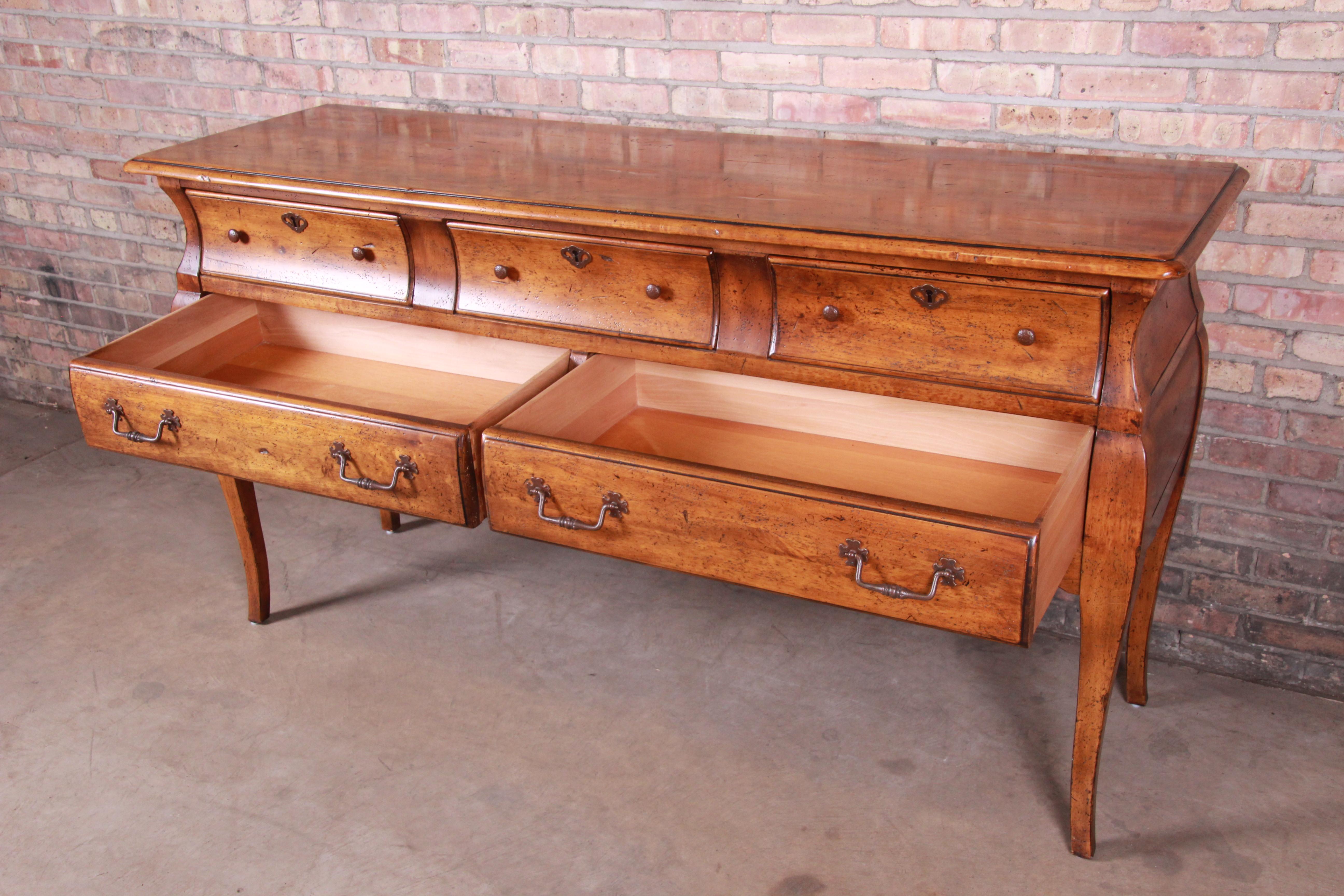 Henredon French Country Fruitwood Sideboard Buffet or Credenza 3