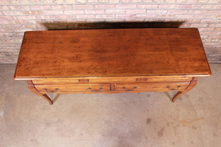 Henredon French Country Fruitwood Sideboard Buffet or Credenza at