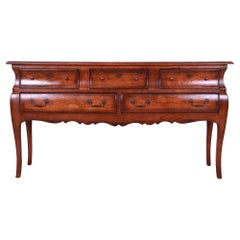 Henredon French Country Oak Bombay Form Sideboard Credenza