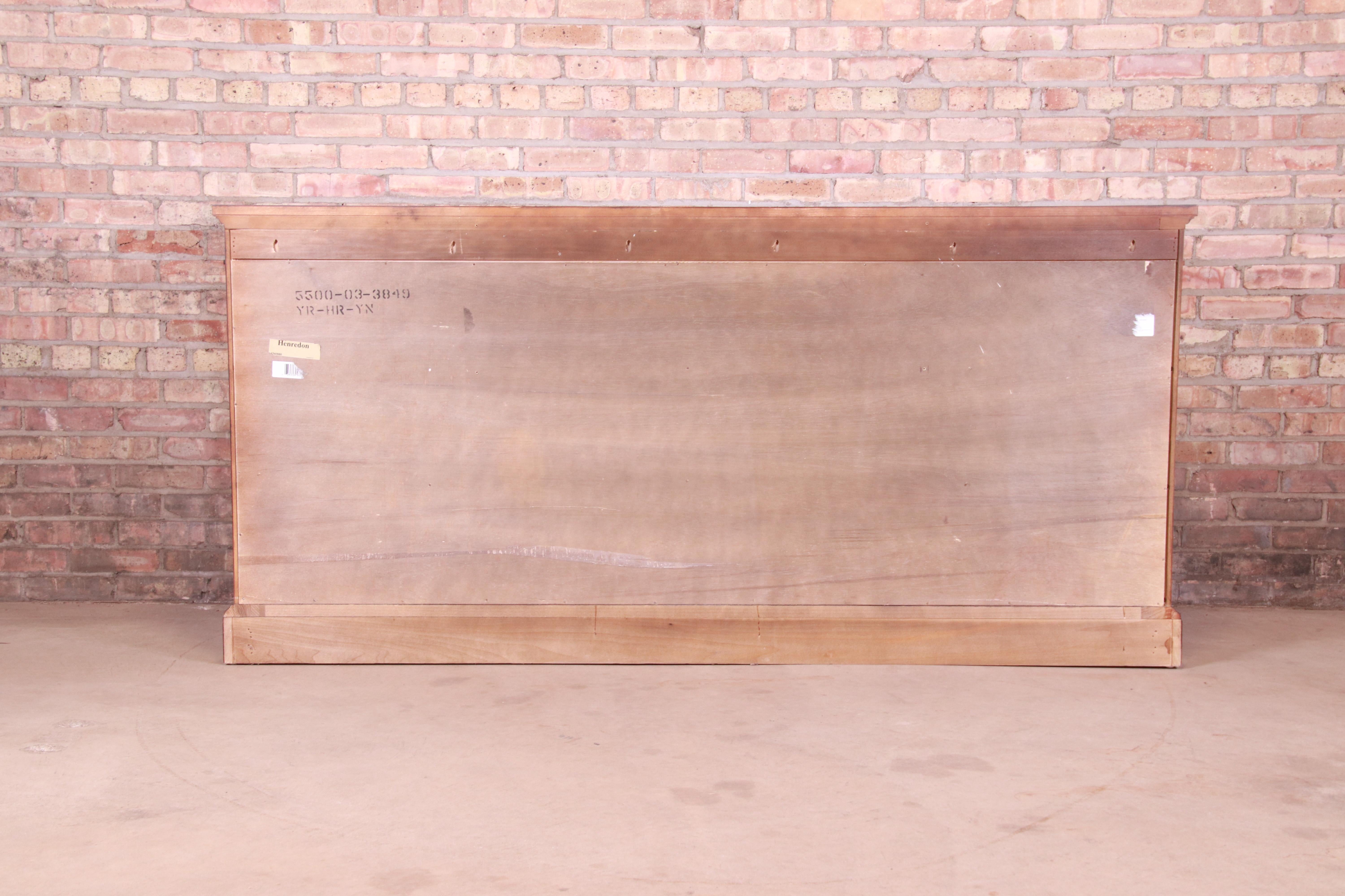 Henredon French Empire Mahogany Triple Dresser or Credenza 9