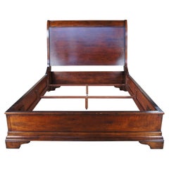 Henredon Cavalier Francés Estilo Louis Philippe Marco de Cama Cavalier Cerezo Reina