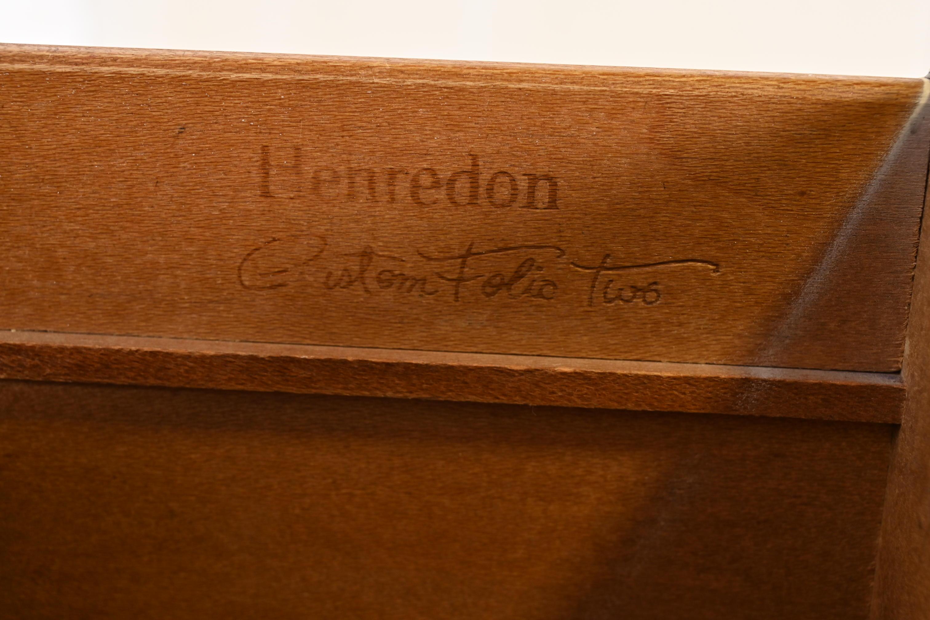 Henredon French Provincial Louis XV Cream Lacquered Highboy Dresser, Circa 1960s For Sale 1
