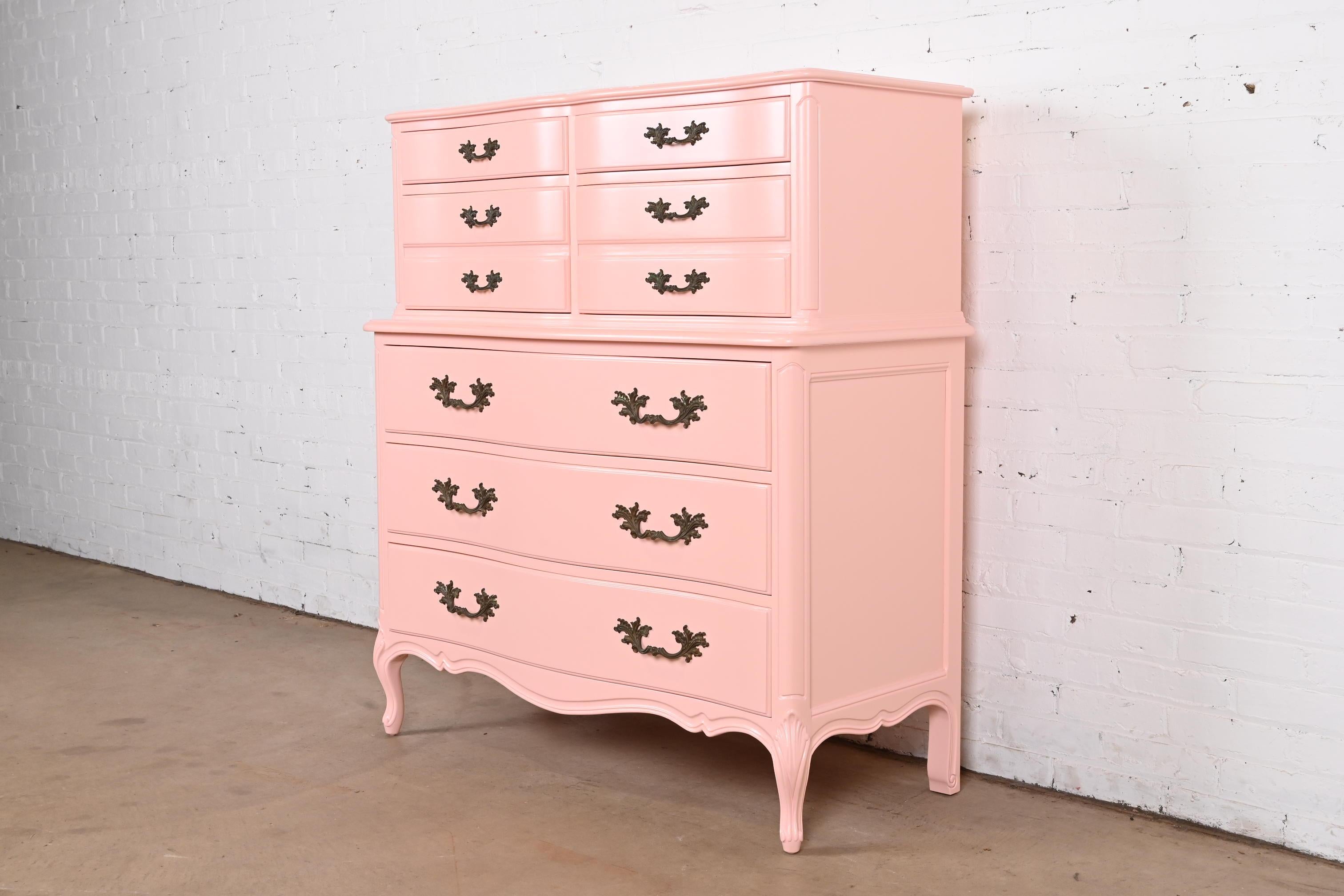 blush pink dresser