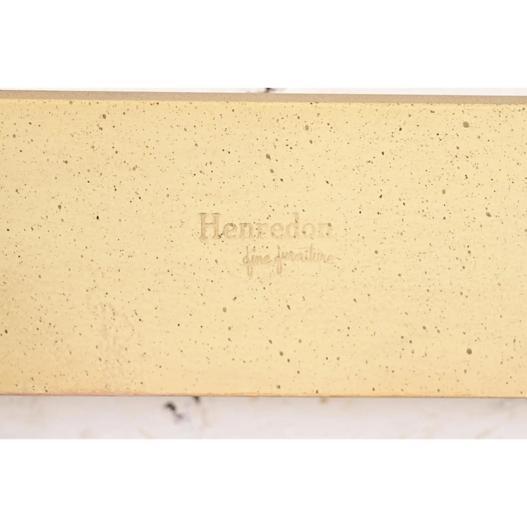 Henredon Testiera king size laccata crema Luigi XVI Regency francese in vendita 4