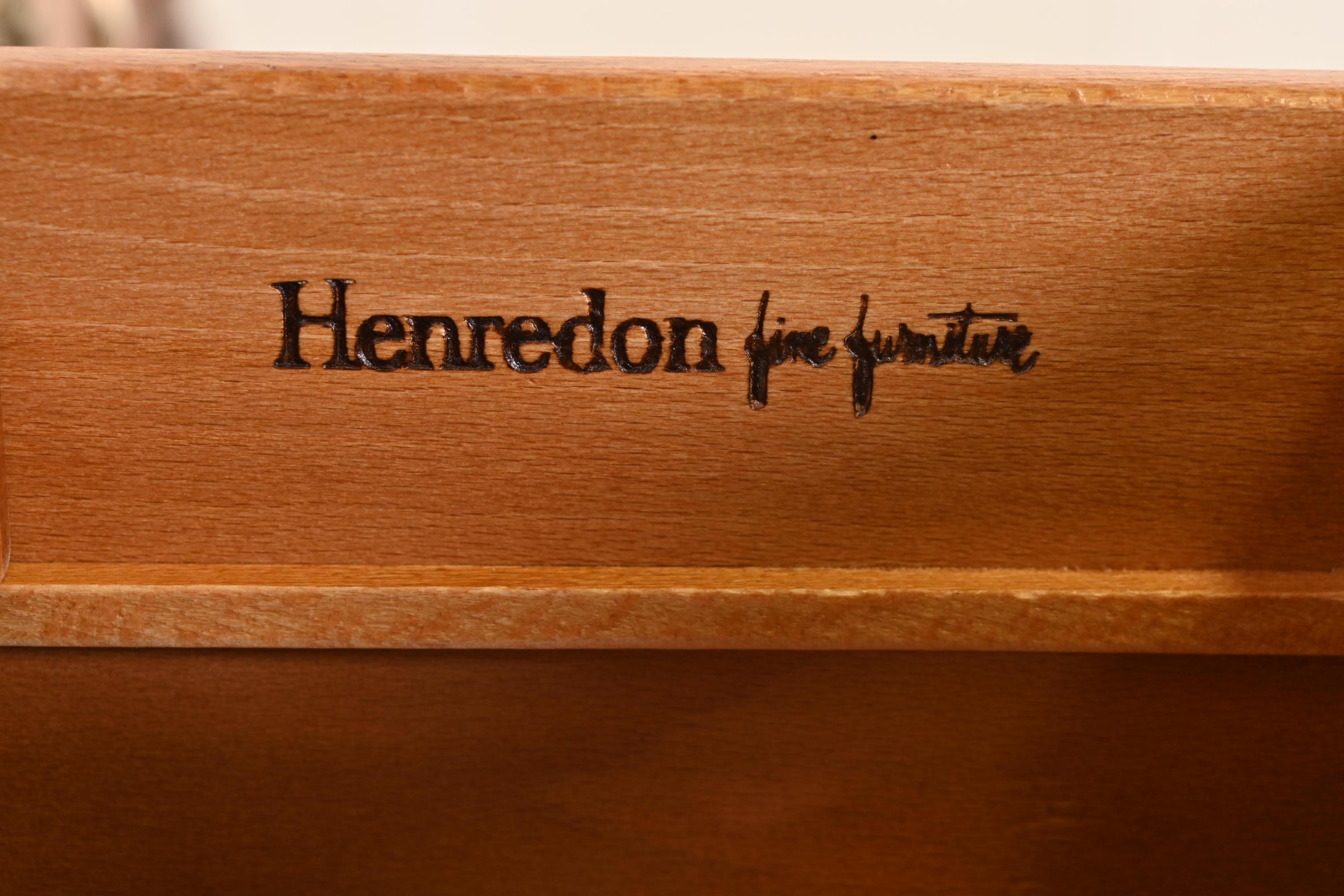 Henredon French Regency Louis XVI Mahogany Long Dresser or Credenza, Refinished For Sale 3