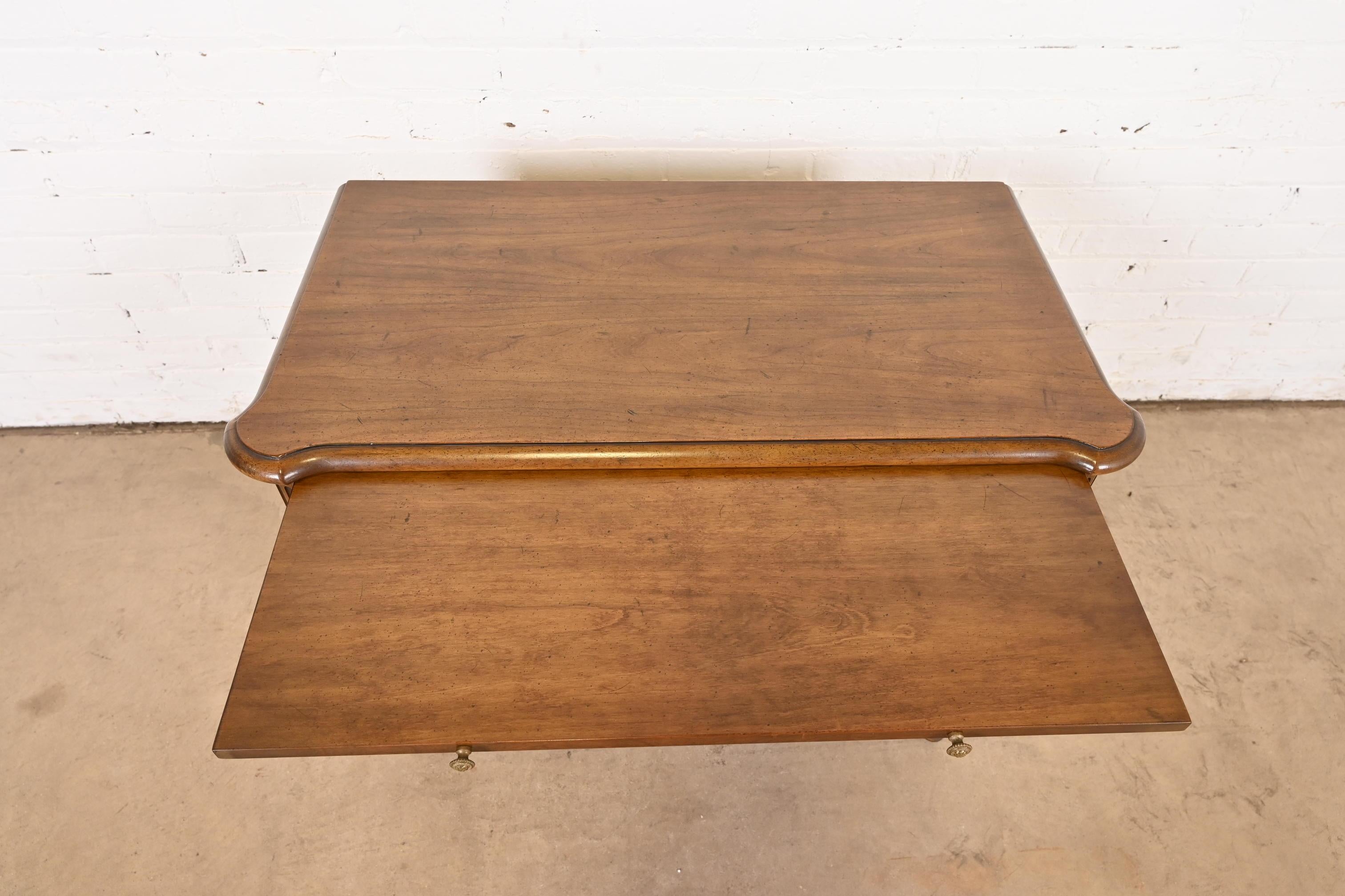 Henredon French Regency Louis XVI Walnut Chest of Drawers or Nightstand, 1960s 5