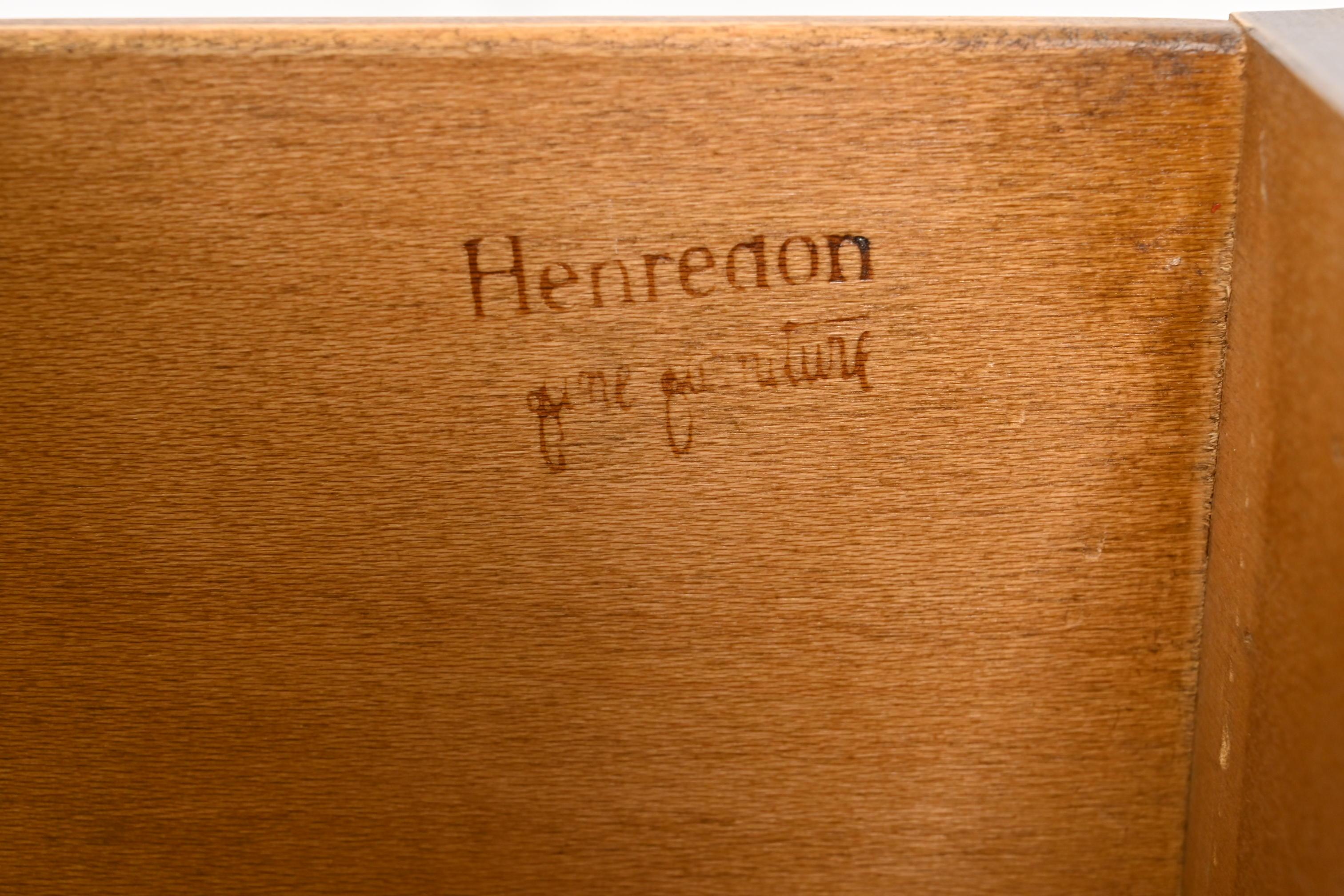 Henredon French Regency Louis XVI Walnut Chest of Drawers or Nightstand, 1960s 9