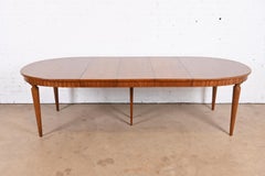 Henredon French Regency Louis XVI Walnut Extension Dining Table, Refinished