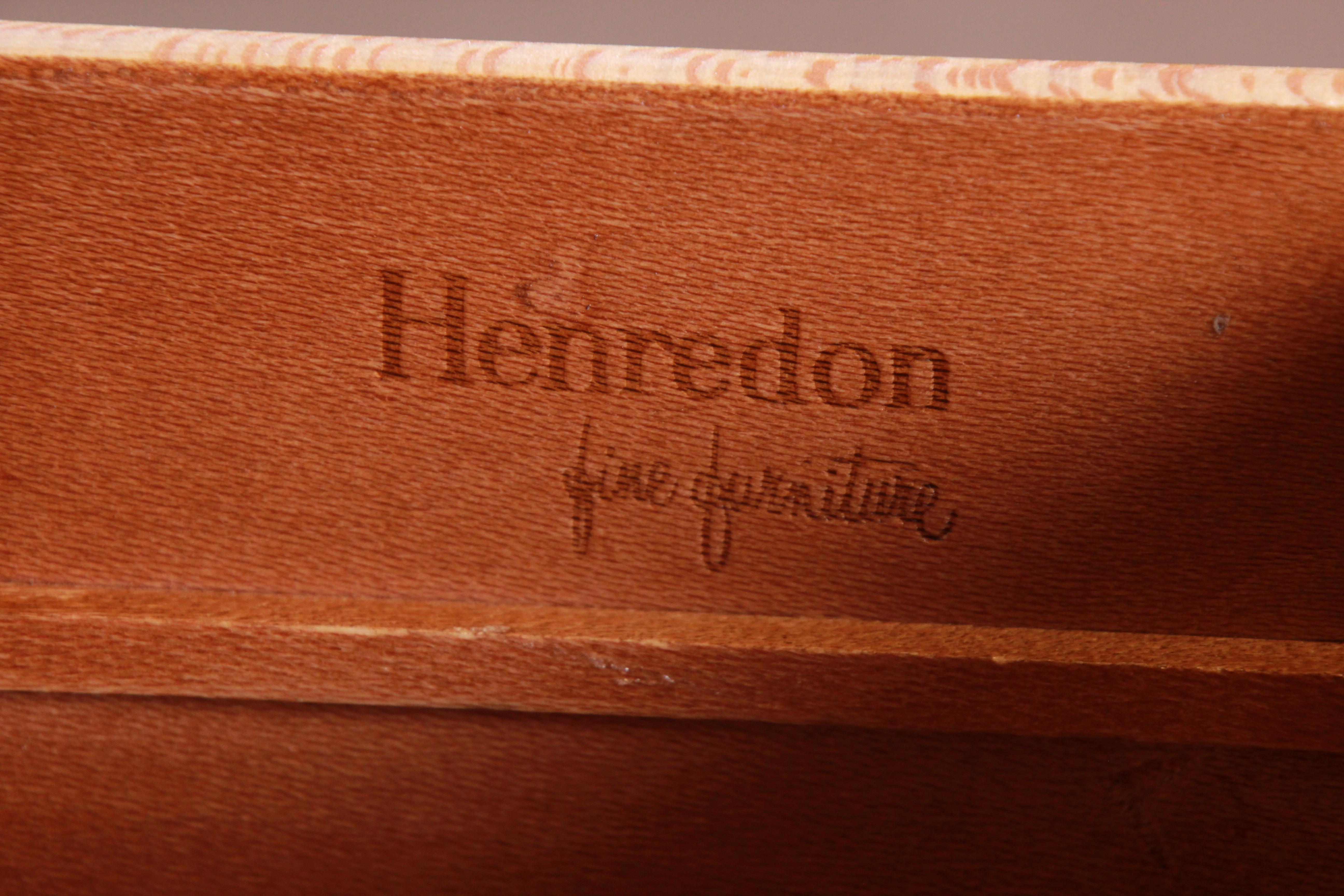Henredon French Regency Louis XVI White Lacquered Dresser or Credenza, Restored 11
