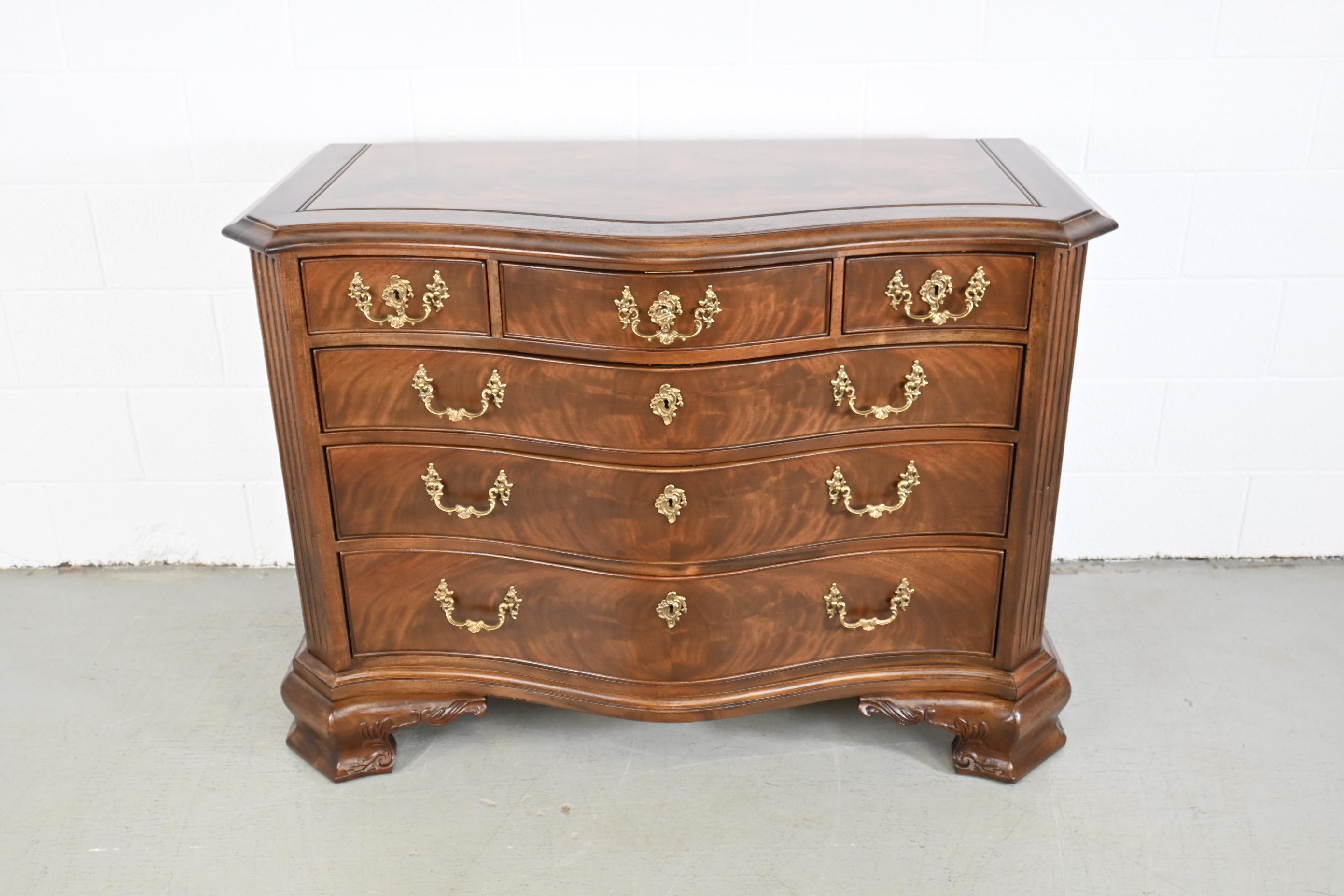 Lacquered Henredon French Style Chest of Drawers