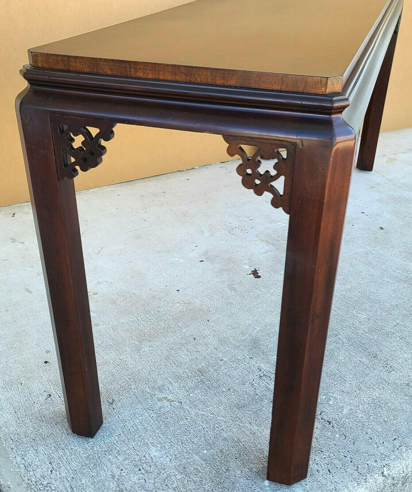 Console Sofa Table Asian Chinoiserie by Henredon 1