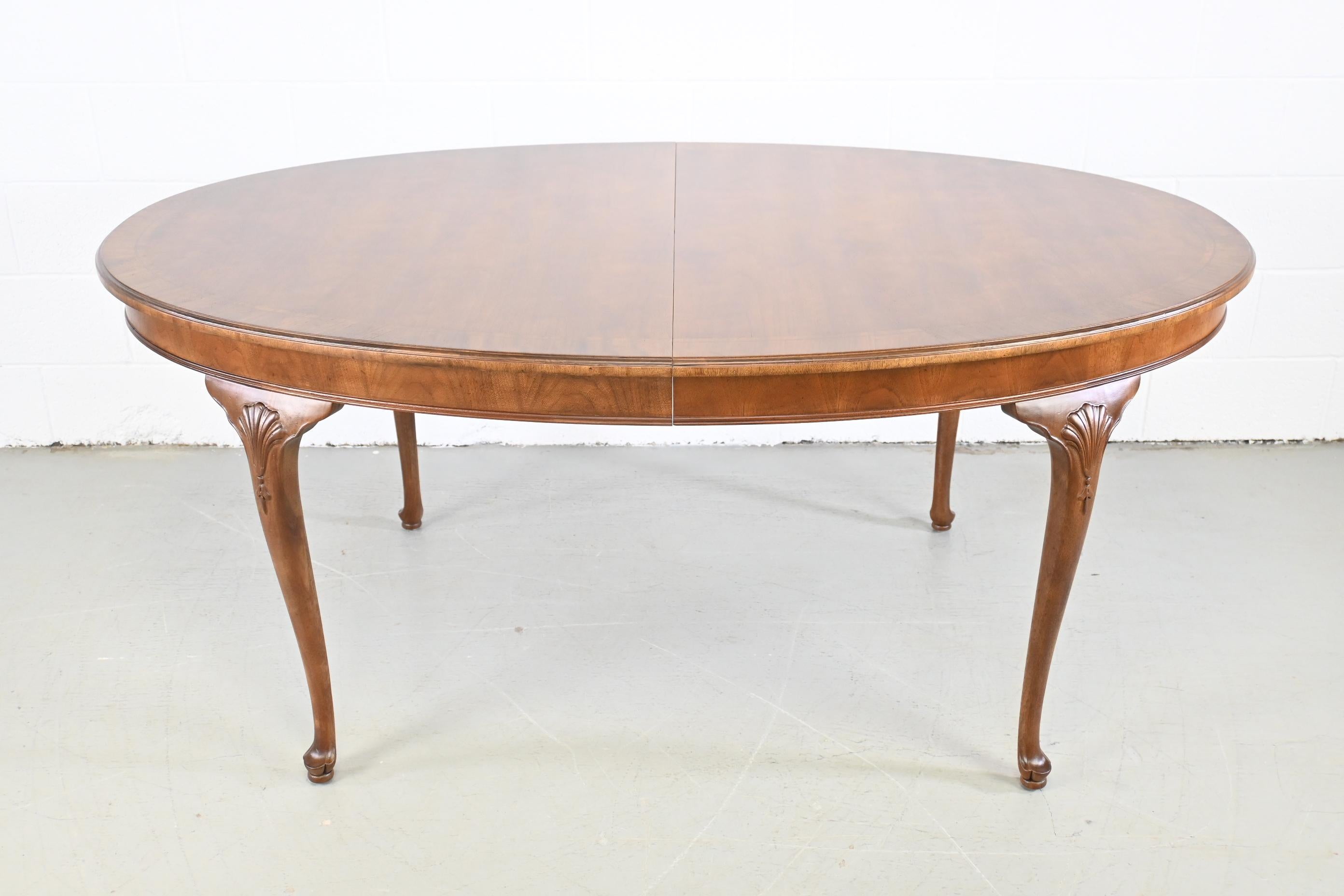 Henredon Furniture French Queen Anne Extension Dining Table 6