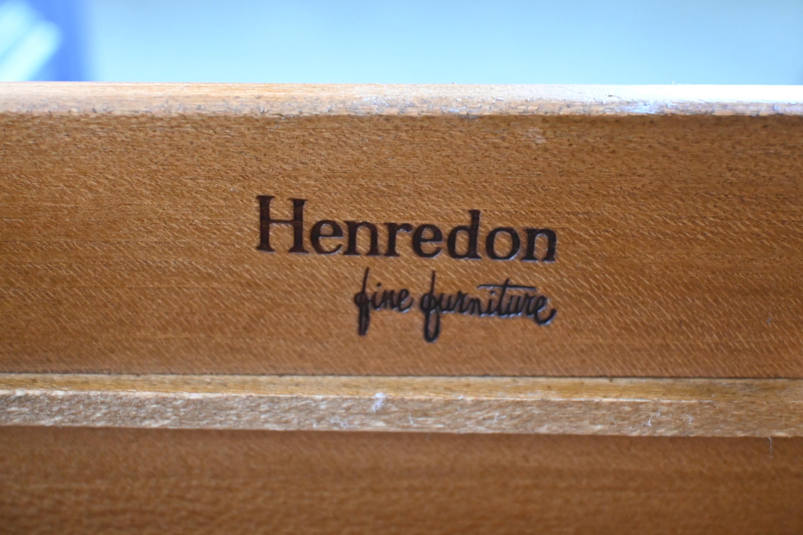 Henredon Furniture French Regency Navy Lacquered Dresser 6