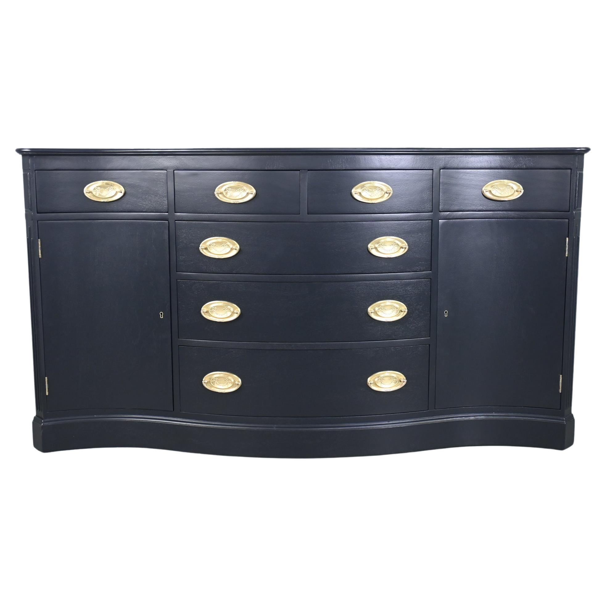 Modern Sideboard or Credenza in Orange Lacquer at 1stDibs