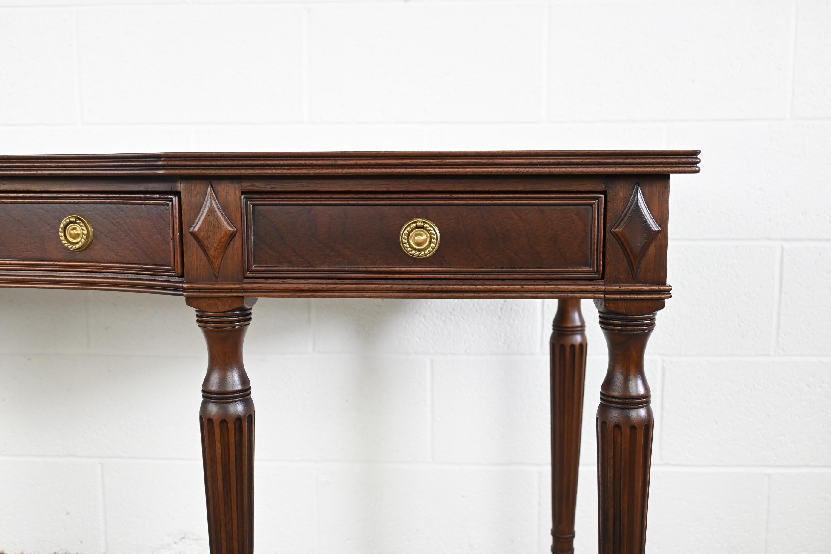 Henredon Furniture Traditional Regency Style Console Table 1