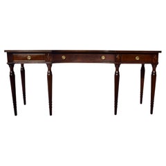 Used Henredon Furniture Traditional Regency Style Console Table