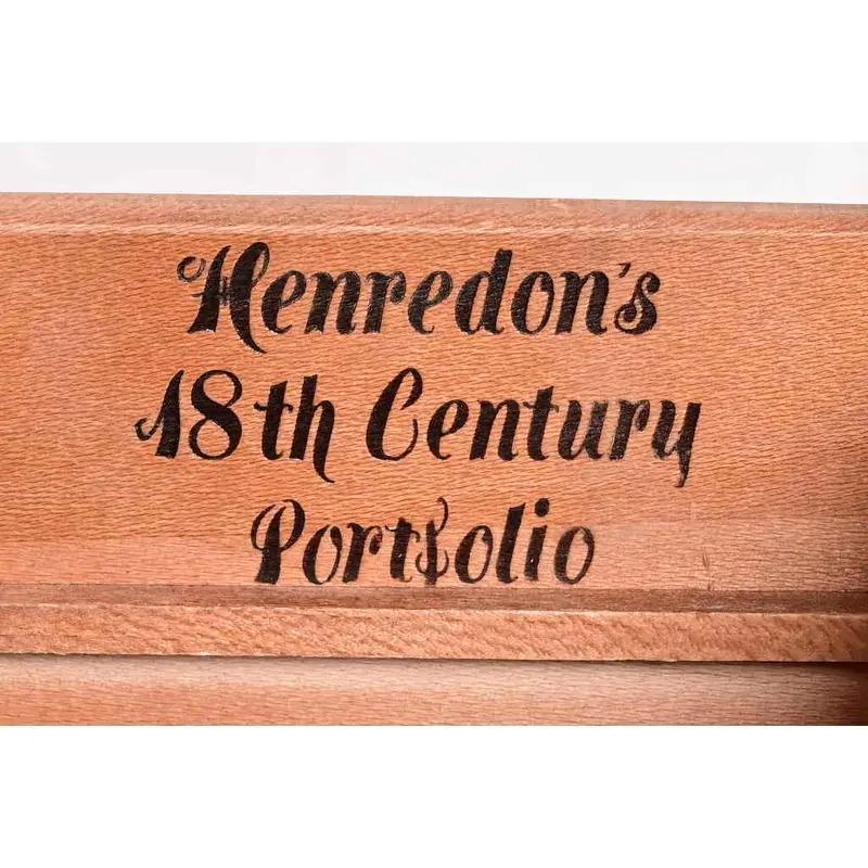 Henredon Georgian Banded Mahogany Highboy Dresser in vendita 3