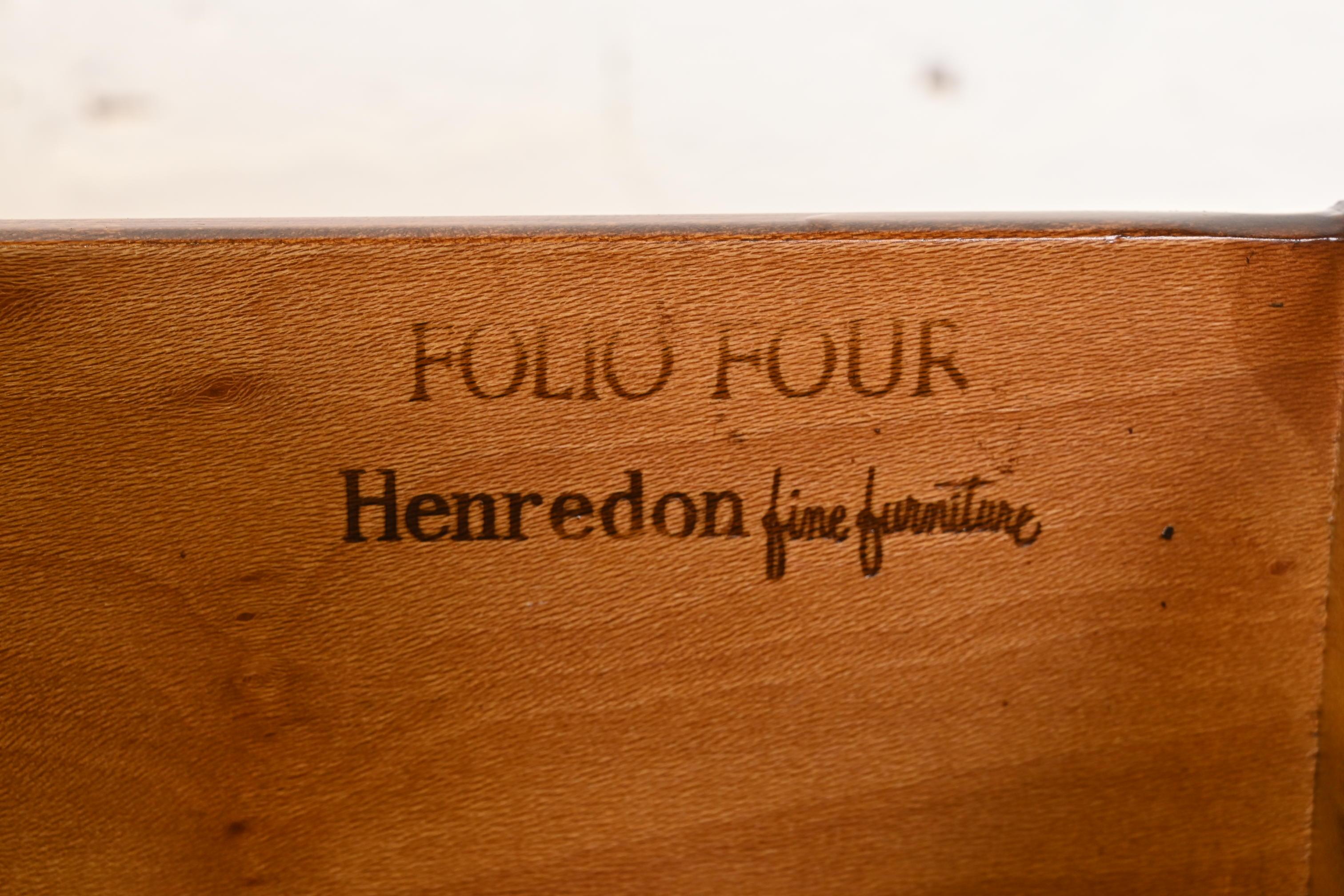 Henredon Georgian Banded Mahogany Nightstands, Newly Refinished 4