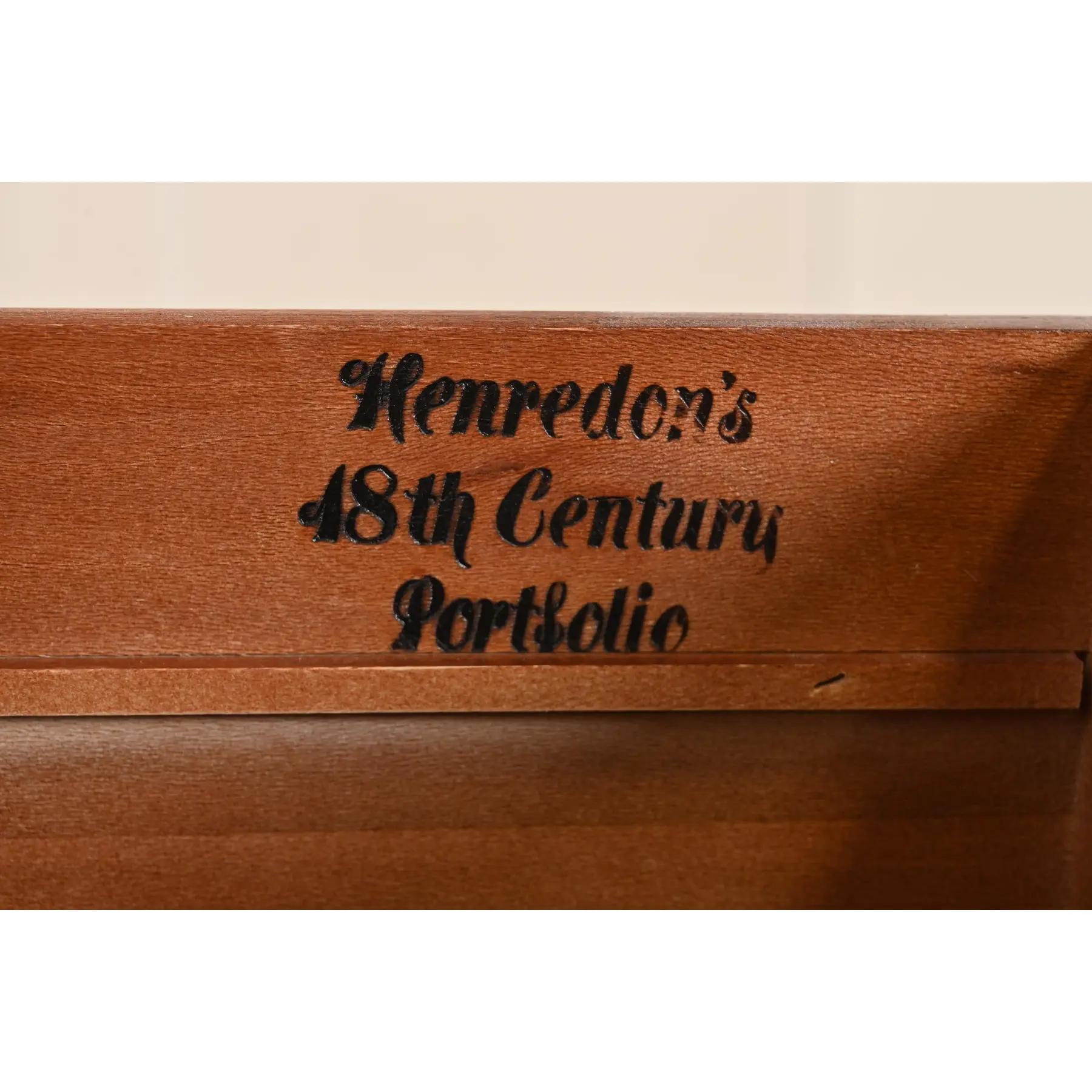 Henredon Georgian Banded Mahogany Seven-Drawer Dresser or Credenza 1