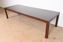Henredon Georgian Carved Mahogany Extension Dining Table