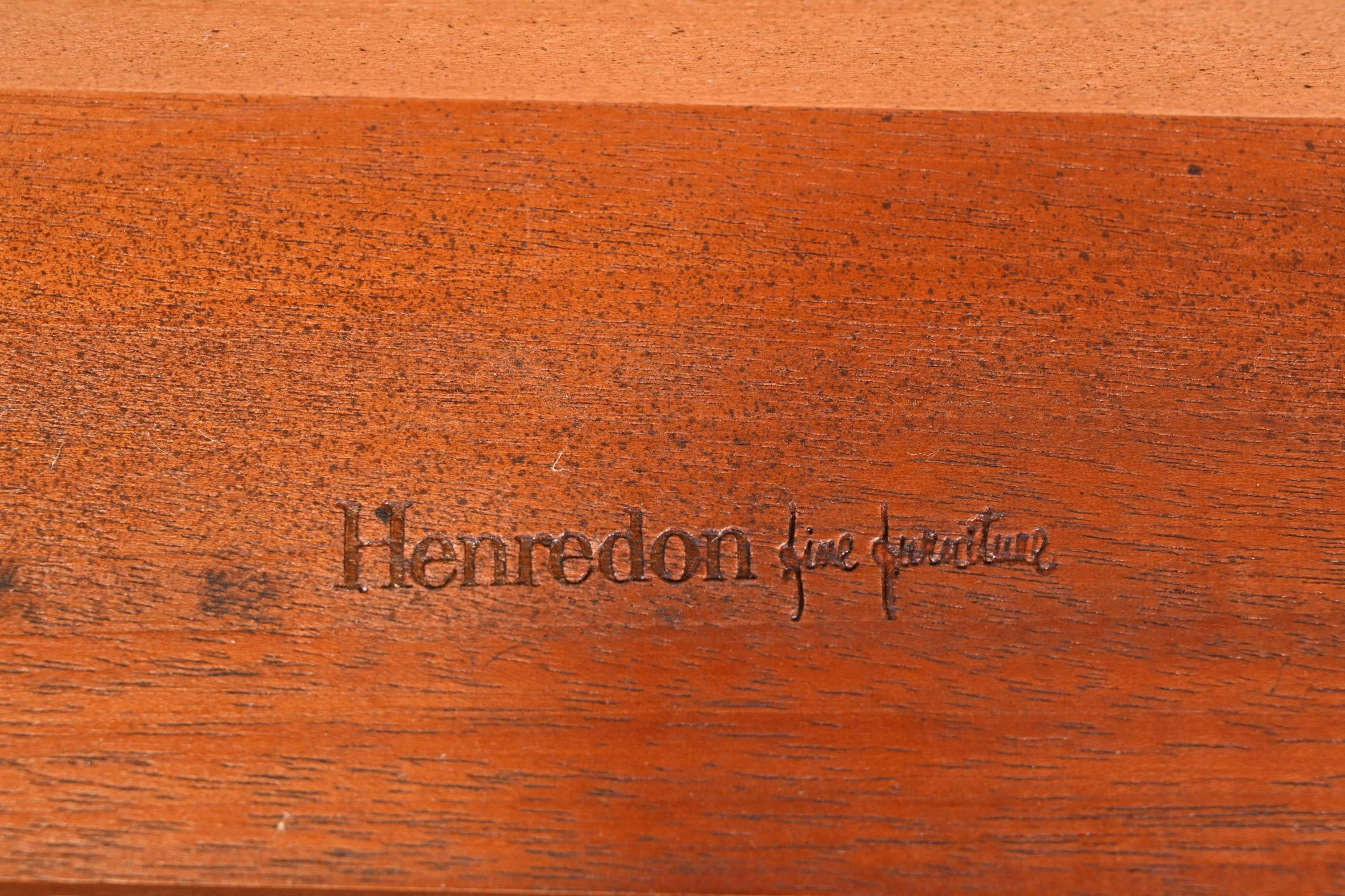 Henredon Georgian Mahogany Butler's Coffee Table For Sale 6