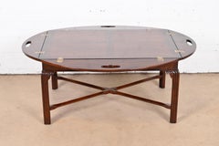 Henredon Georgian Mahogany Butler's Coffee Table