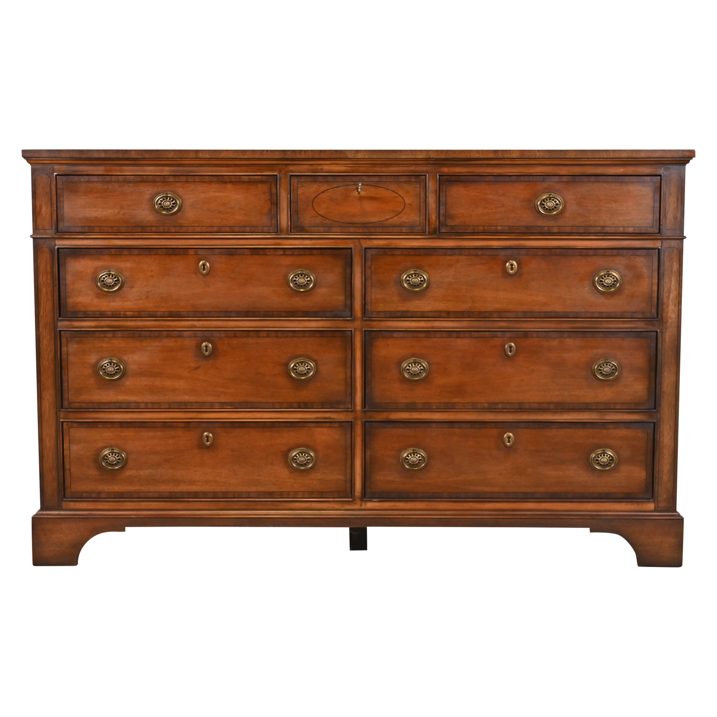 Henredon Georgian Mahogany Dresser or Chest of Drawers
