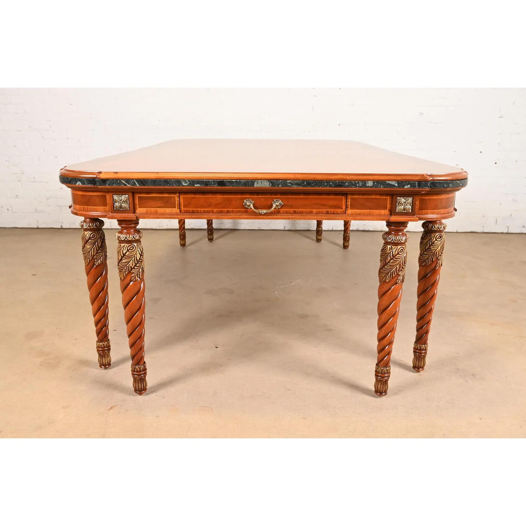 Henredon Grand Provenance Italian Neoclassical Extension Dining Table en vente 8