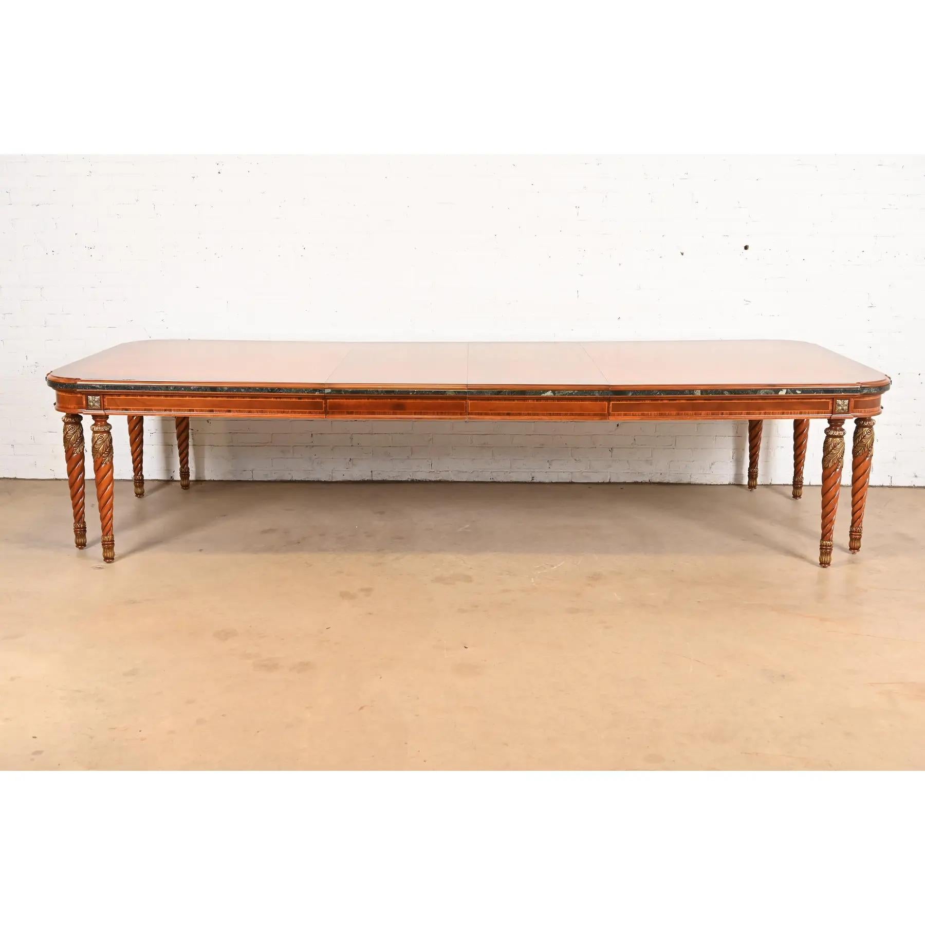 Henredon Grand Provenance Italian Neoclassical Extension Dining Table en vente 2